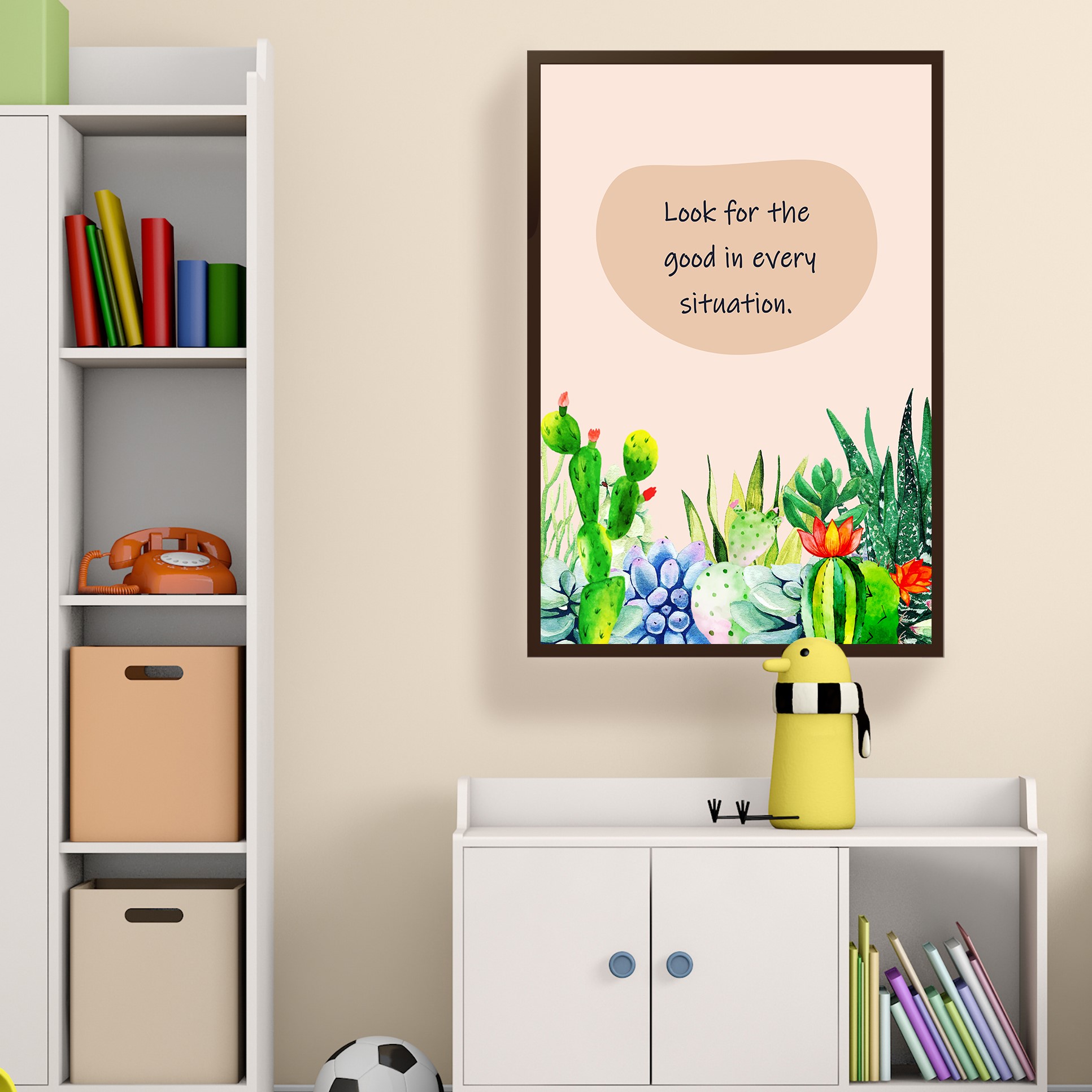 Look for The Good Growth Mindset Motivational Wall Art - Image 3