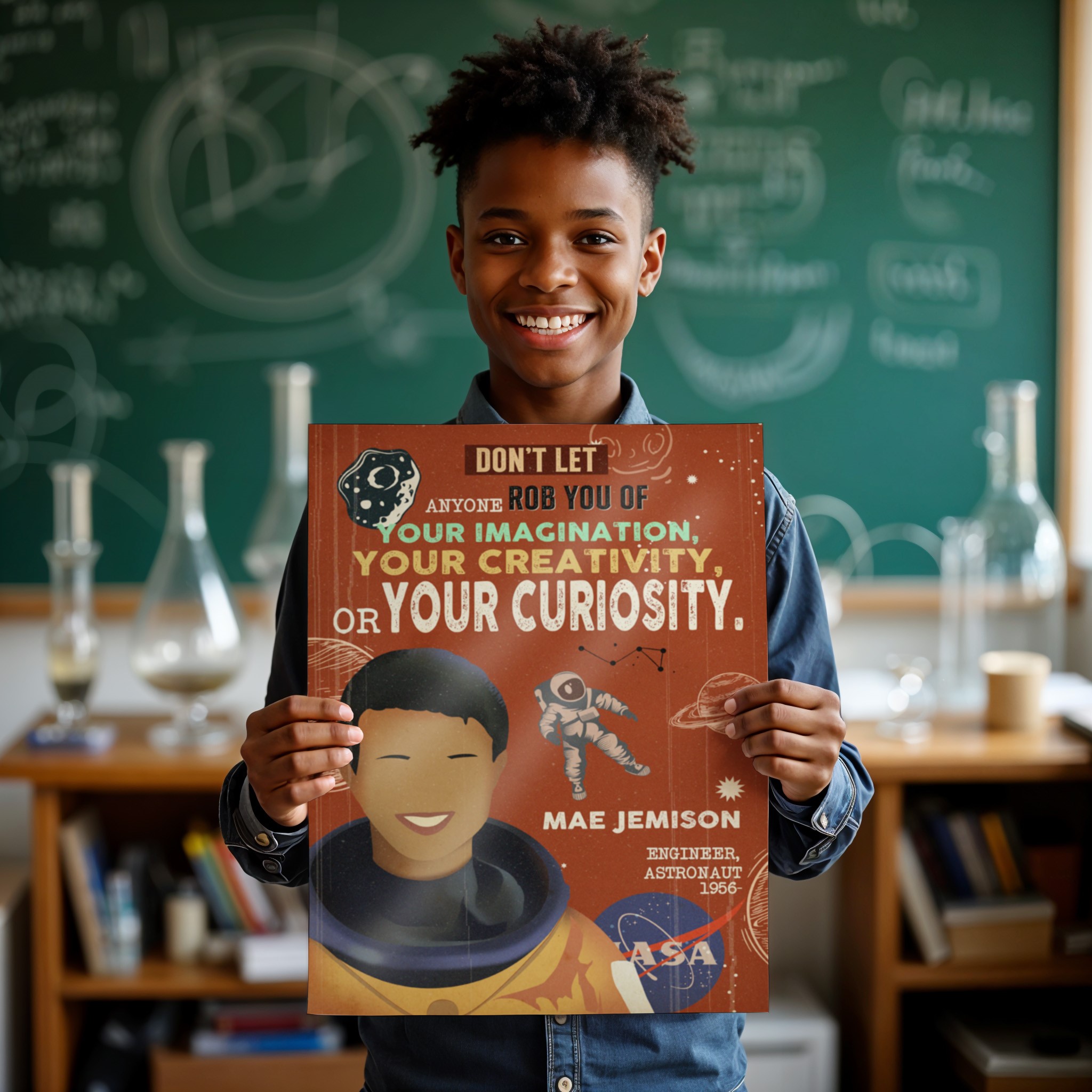 Mae Jemison Inspirational Quote Wall Art - Image 3