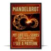 Mandelbrot Inspirational Quote Wall Art