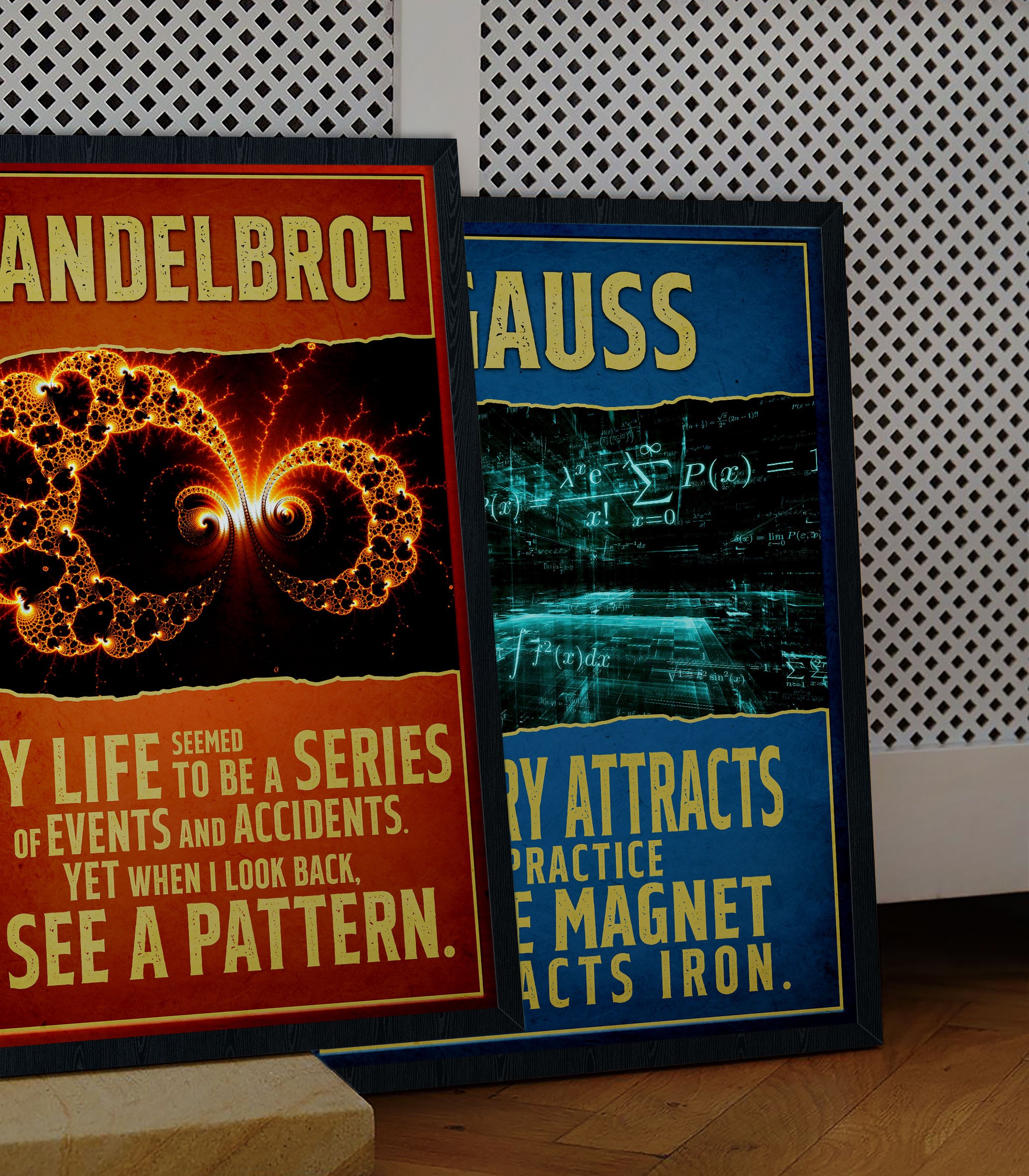 Mandelbrot Inventor Inspirational Quote Wall Art - Image 3