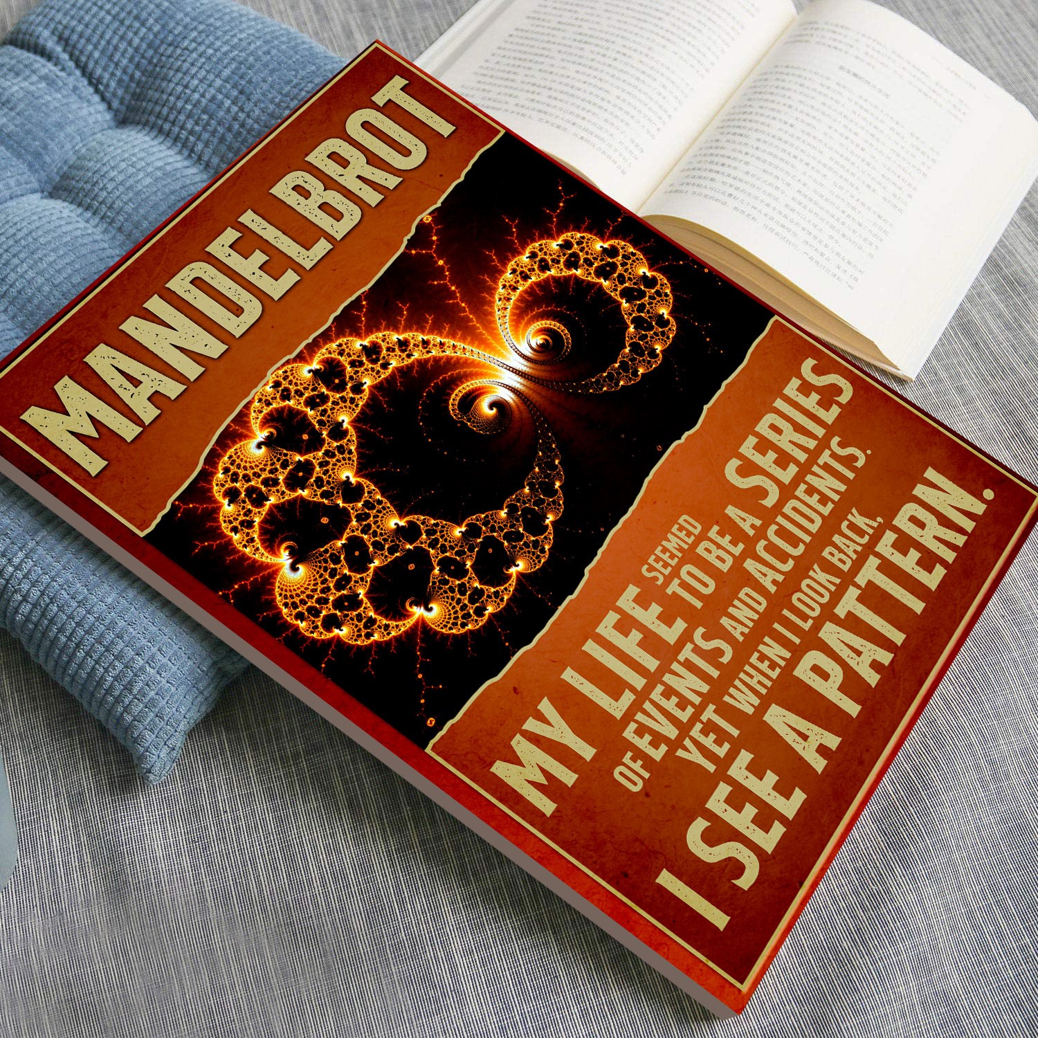 Mandelbrot Inventor Inspirational Quote Wall Art - Image 4