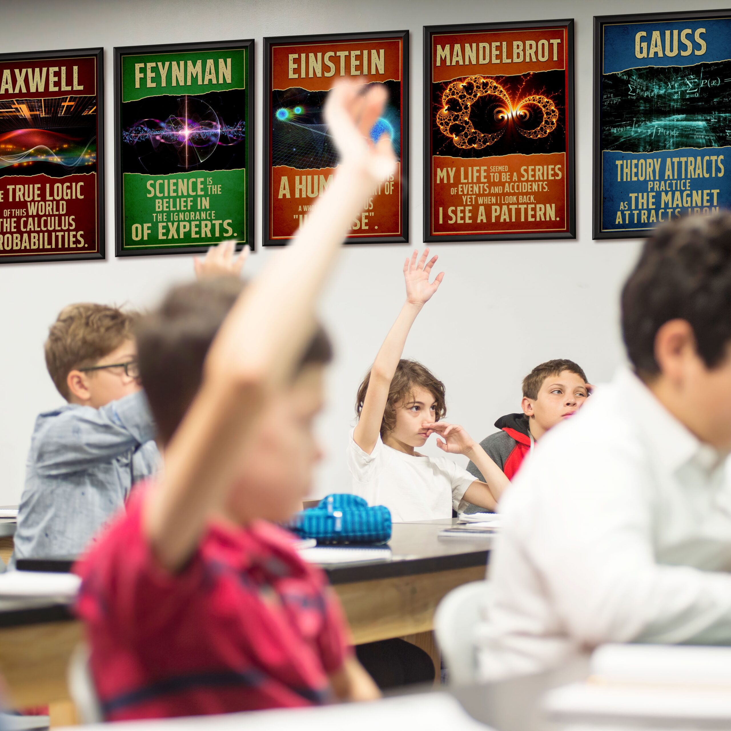 Mandelbrot Inventor Inspirational Quote Wall Art - Image 6