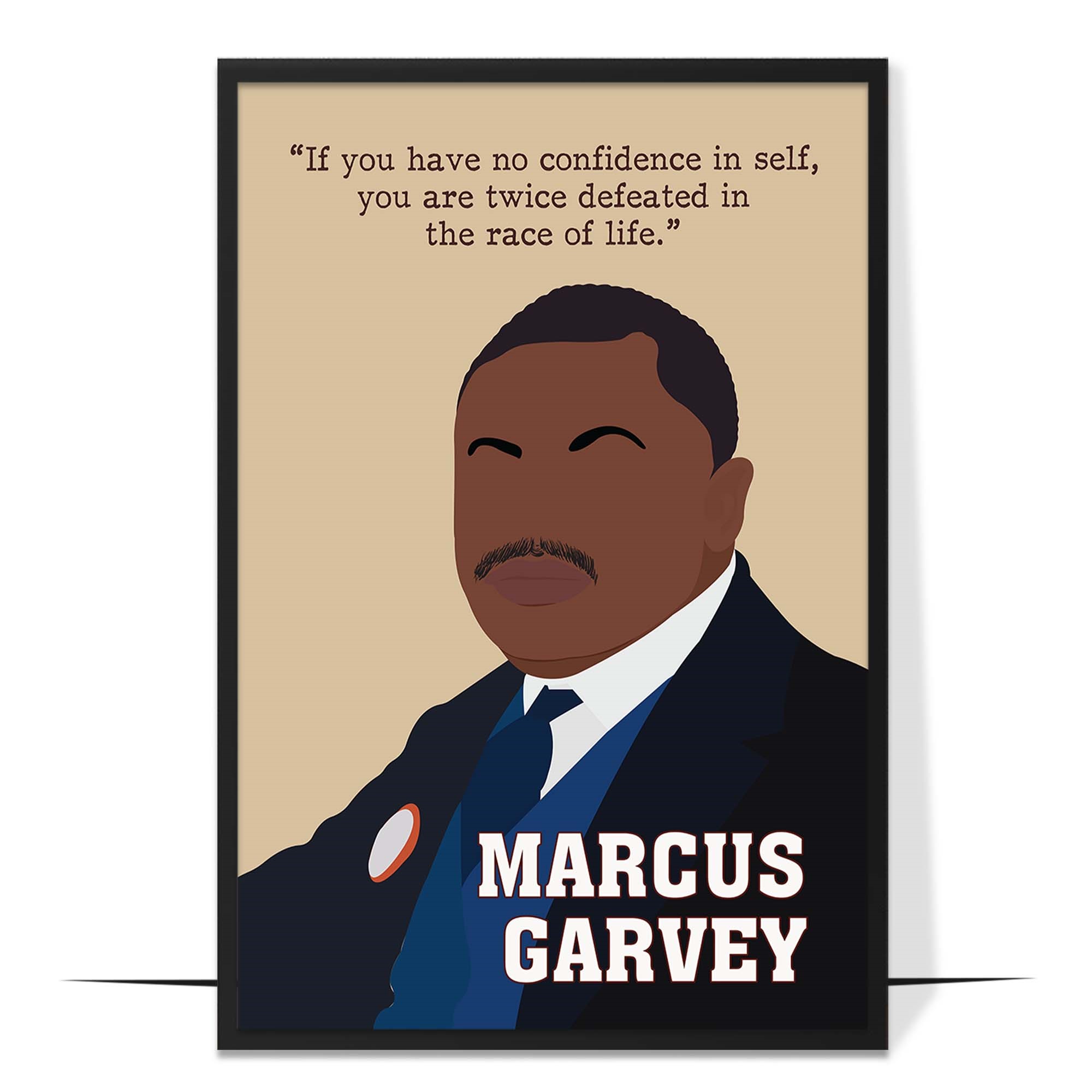 Marcus Garvey Hand-drawn Wall Art