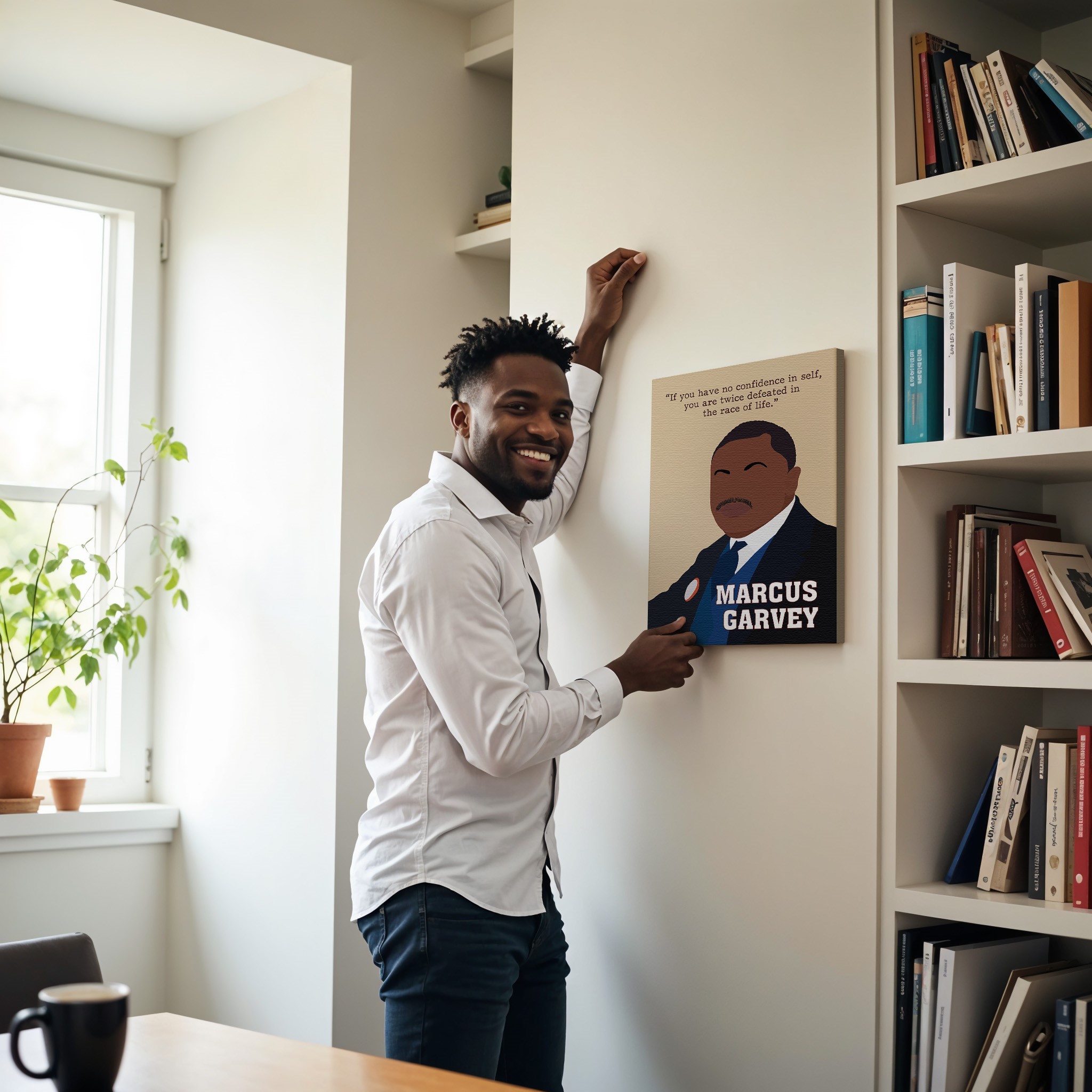 Marcus Garvey Men Motivational Quote Wall Art - Image 4