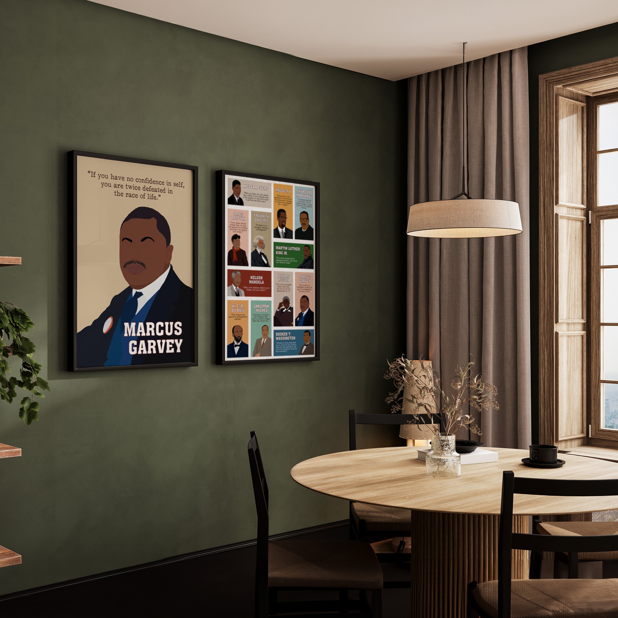 Marcus Garvey Men Motivational Quote Wall Art - Image 5