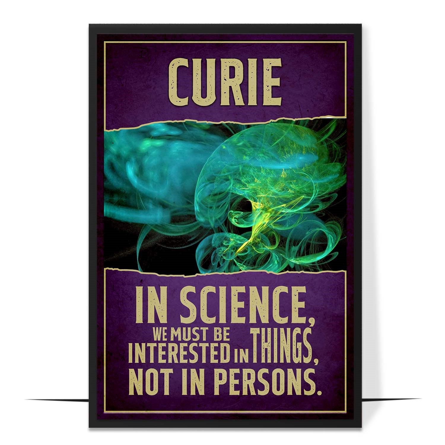Marie Curie Inspirational Quote Wall Art