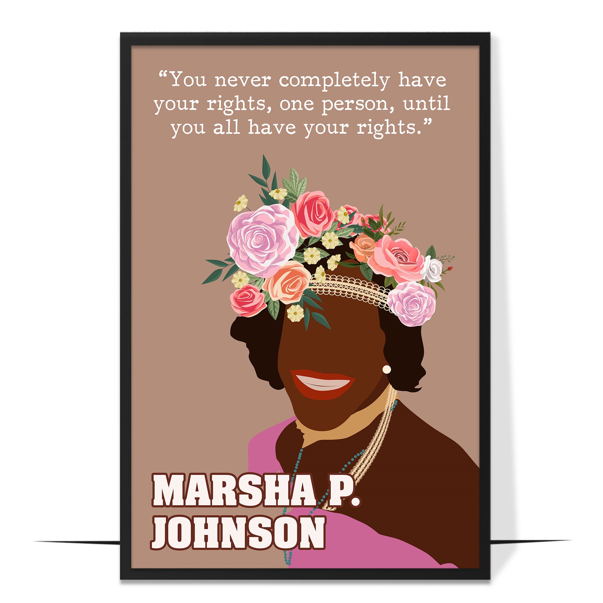 Marsha P Johnson Hand-drawn Wall Art