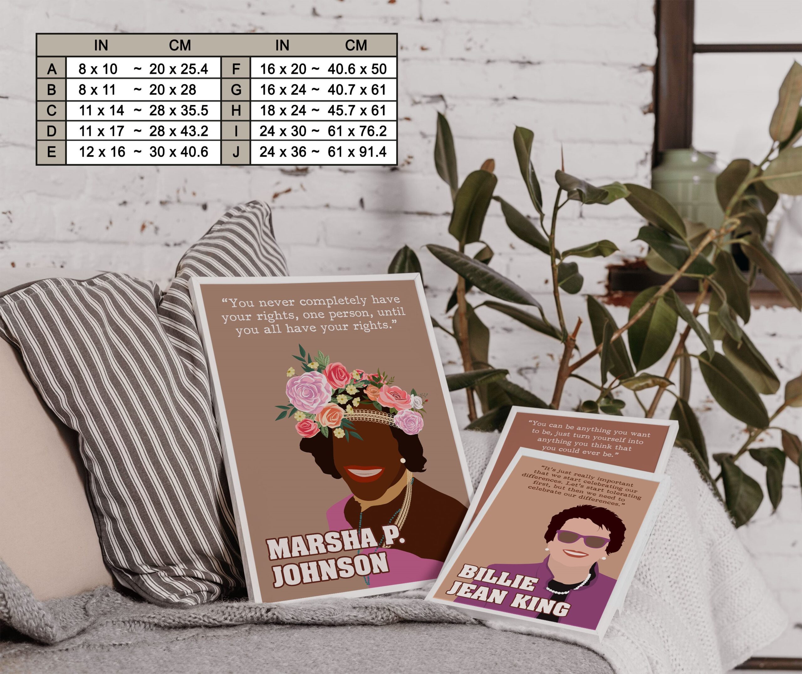 Marsha P Johnson Inspirational Quote Wall Art - Image 7