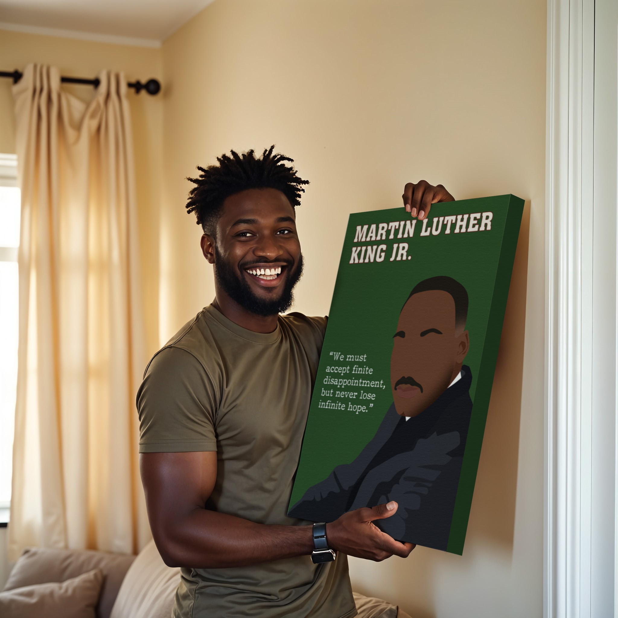 Martin Luther King Motivational Hand-drawn Wall Art - Image 6