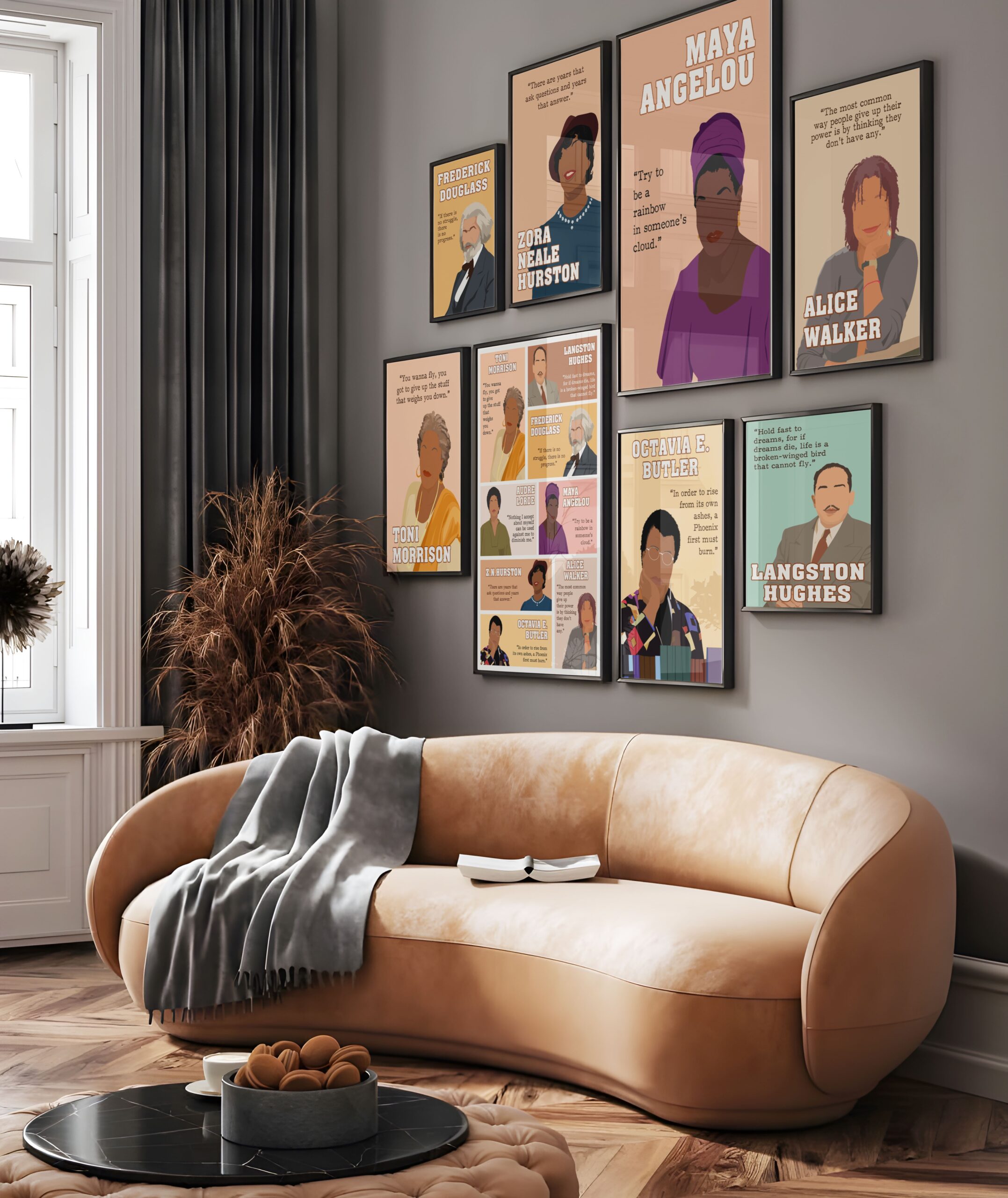 Maya Angelou Author Inspirational Quote Wall Art - Image 6