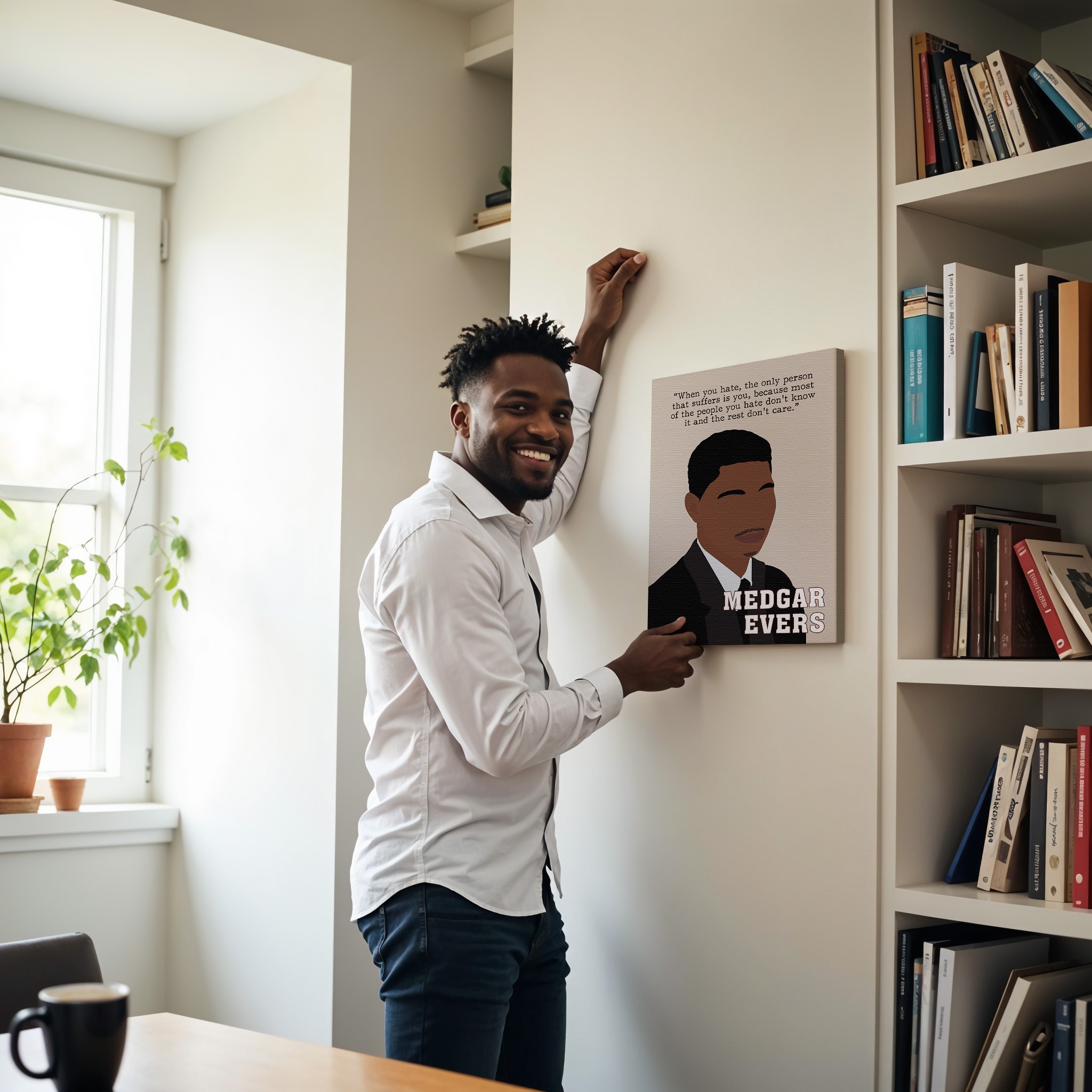 Medgar Evers Men Motivational Quote Wall Art - Image 4