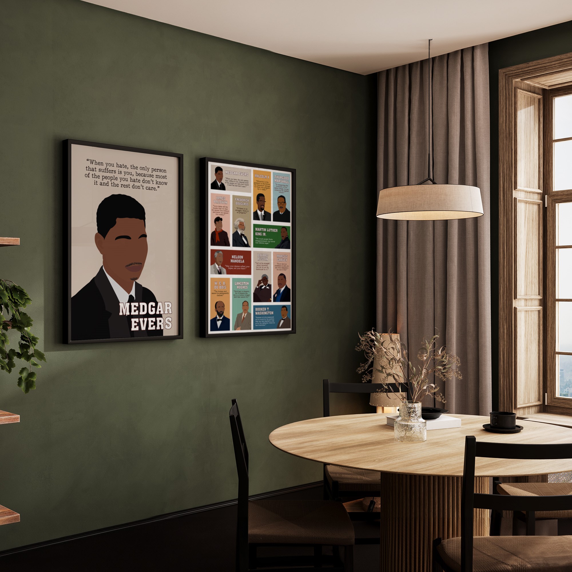 Medgar Evers Men Motivational Quote Wall Art - Image 5