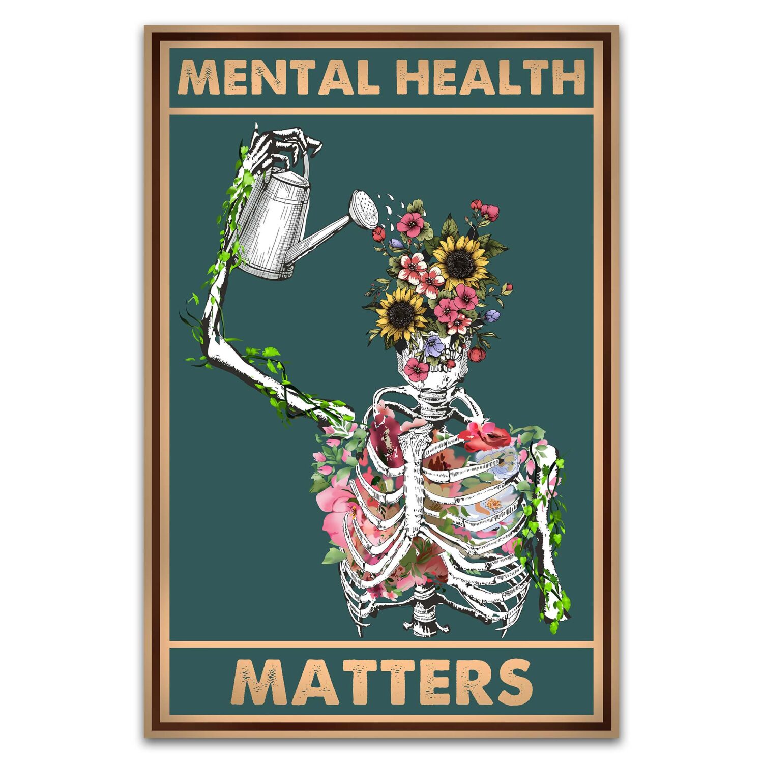 Mental Health Matters Aesthetic Wall Art