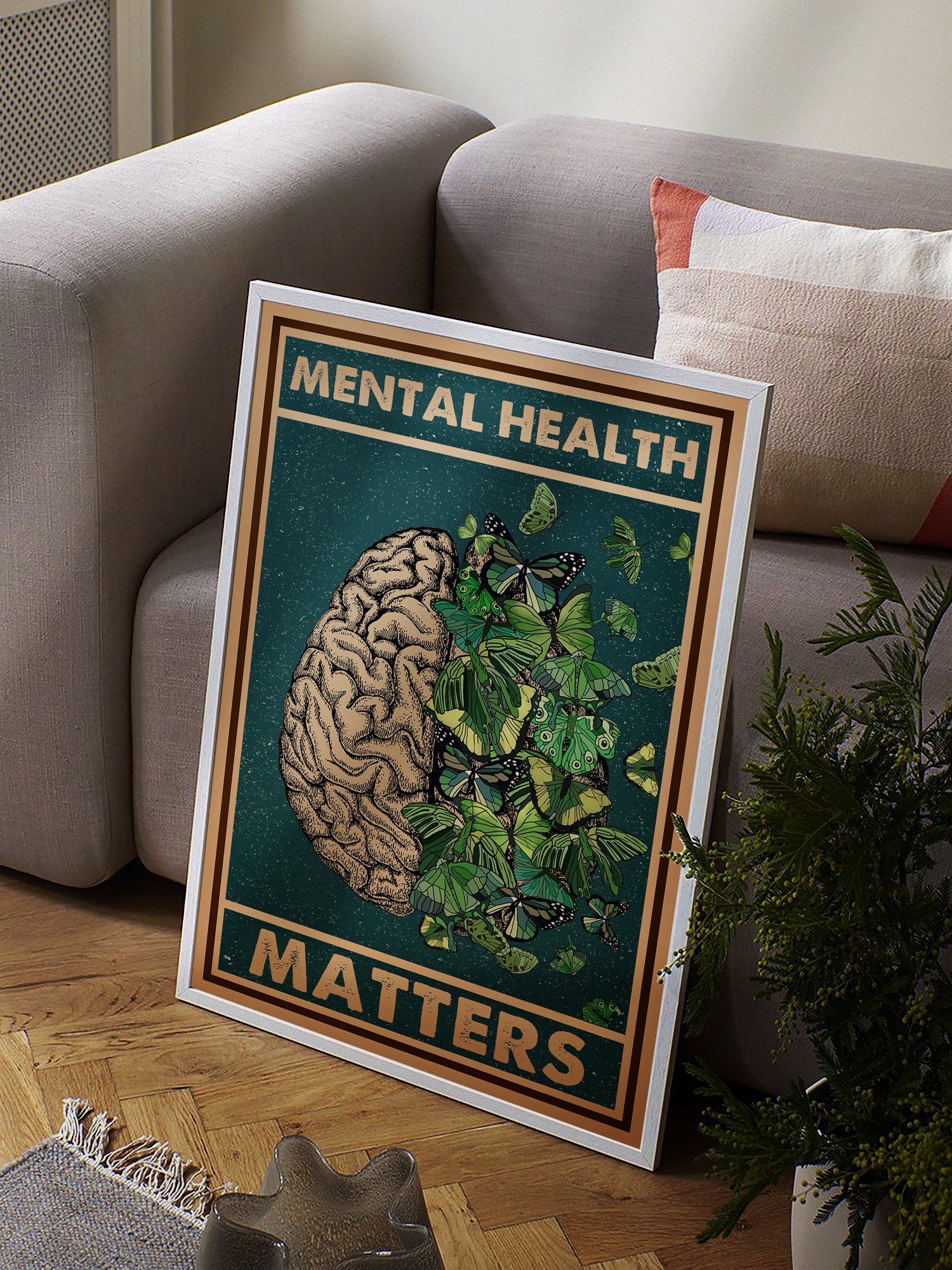 Mental Health Matters Vintage Printable - Image 3