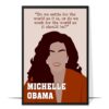Michelle Obama Hand-drawn Wall Art