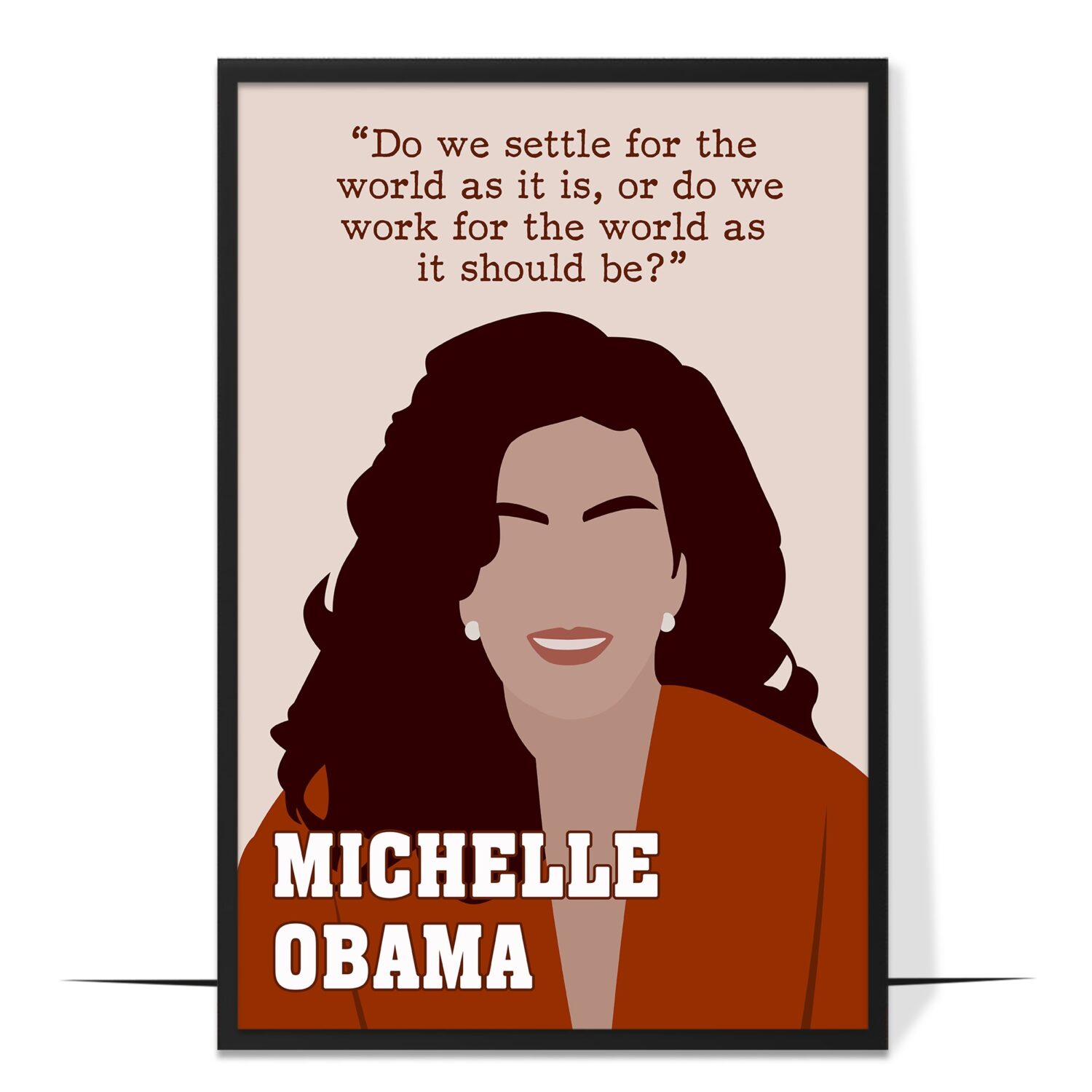 Michelle Obama Hand-drawn Wall Art