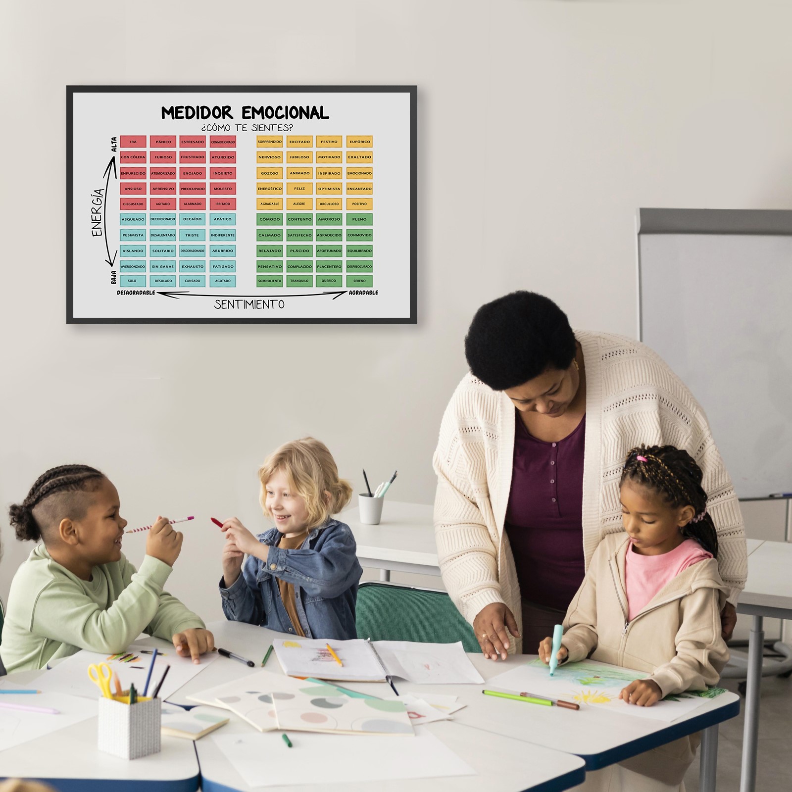 Mood Meter Spanish Mental Health Printable - Image 5