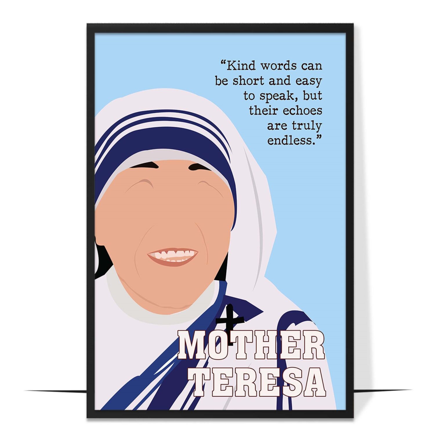 Mother Teresa Hand-drawn Wall Art