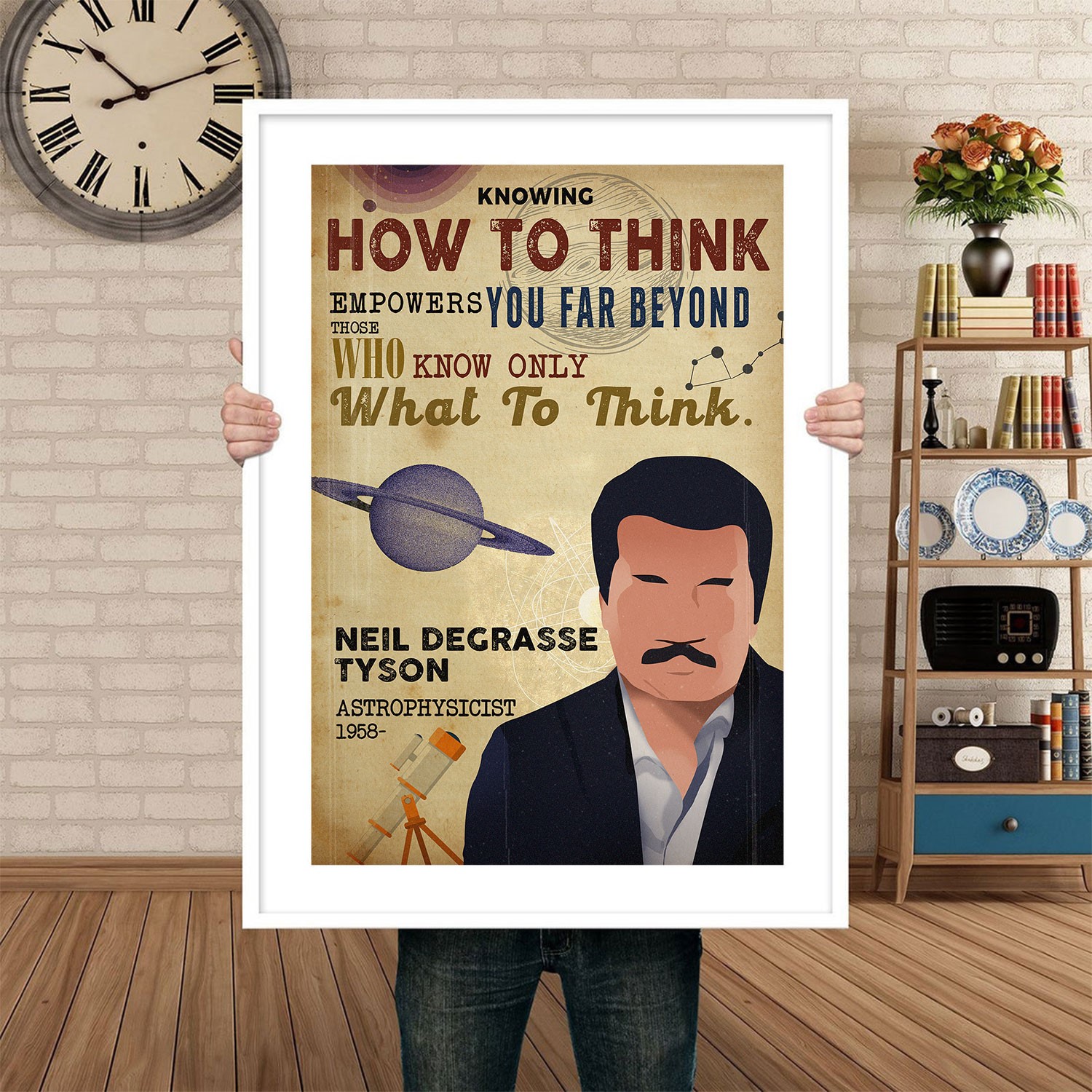 Neil Degrasse Tyson Inspirational Quote Wall Art - Image 5