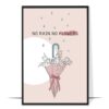 No Rain No Flowers Abstract Wall Art