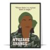 Ntozake Shange Hand-drawn Wall Art