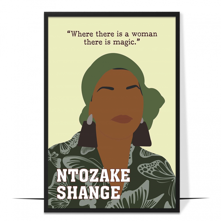 Ntozake Shange Hand-drawn Wall Art