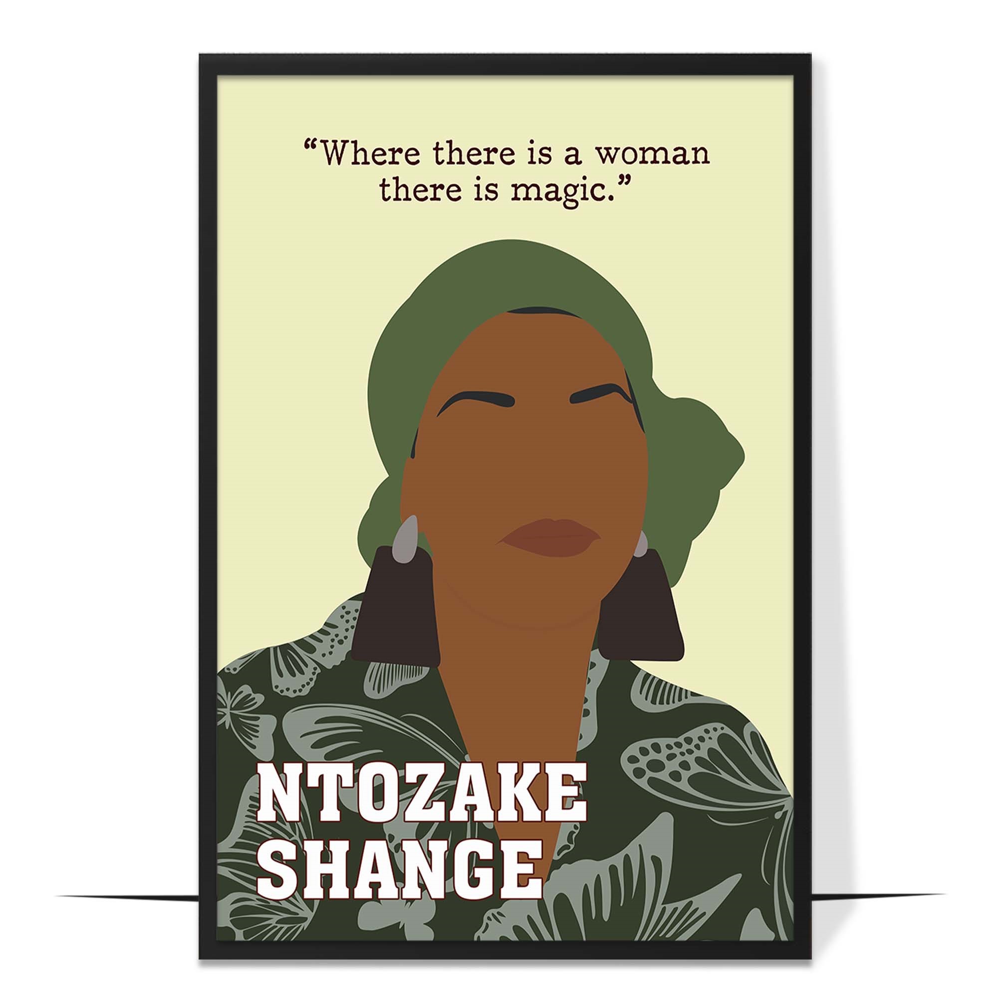 Ntozake Shange Hand-drawn Wall Art