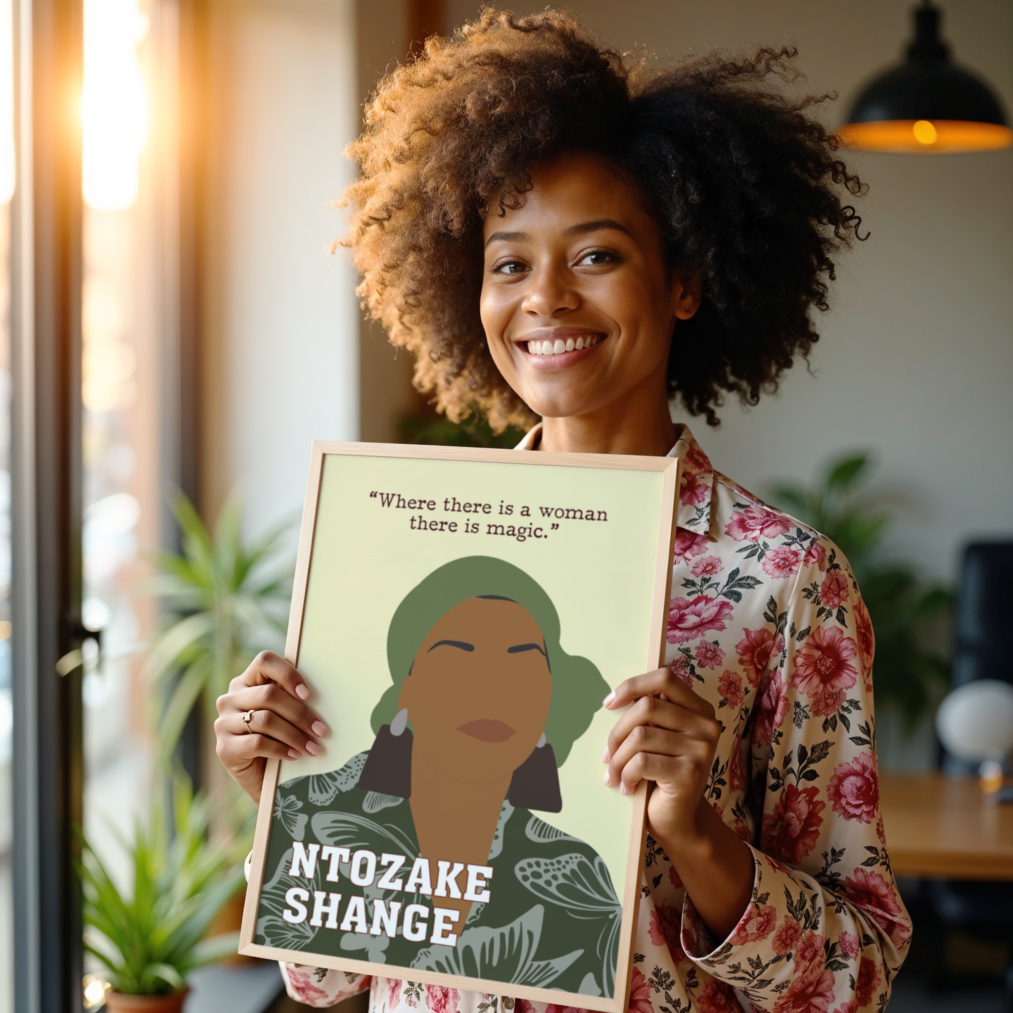 Ntozake Shange Inspirational Quote Wall Art - Image 6