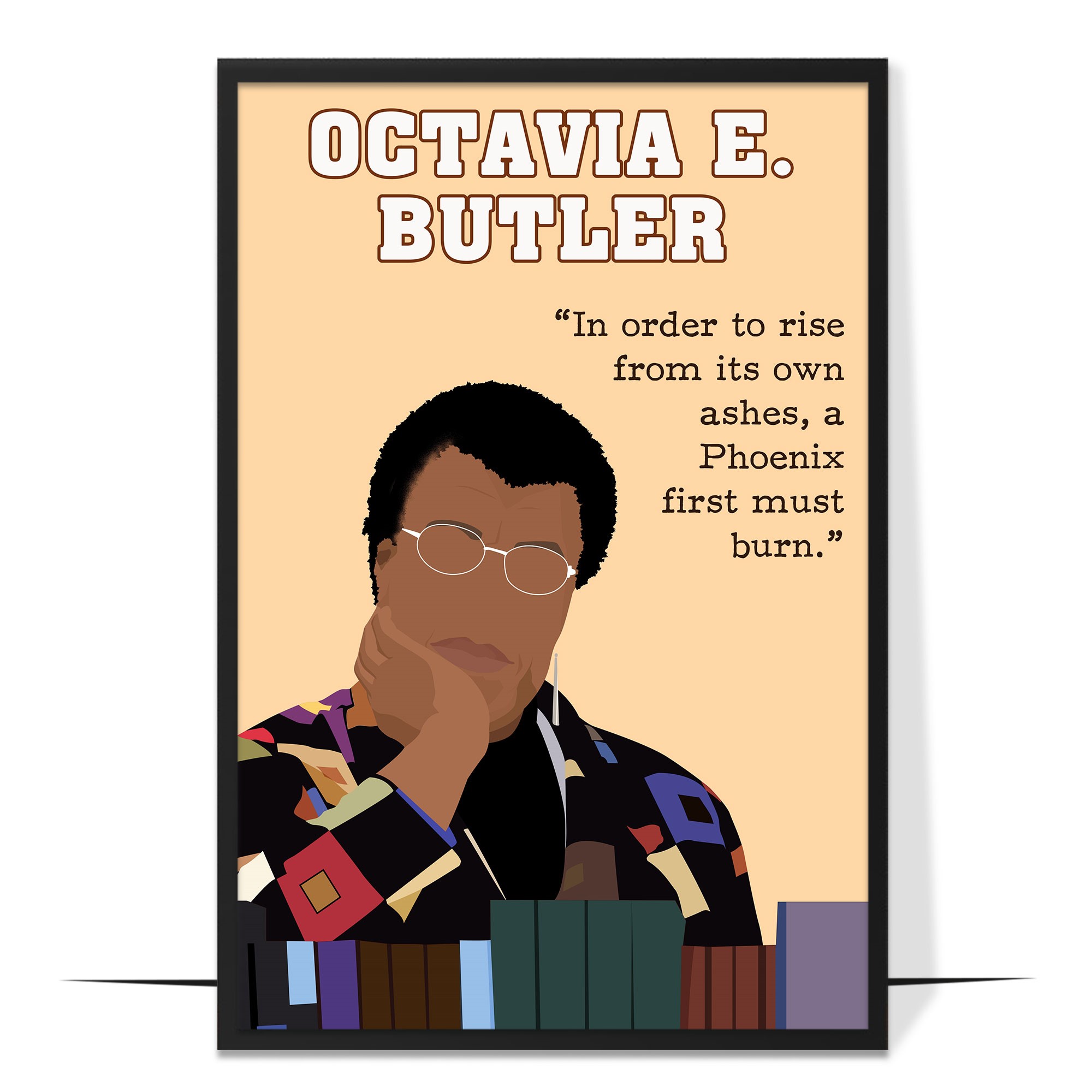 Octavia E Butler Black Author Wall Art