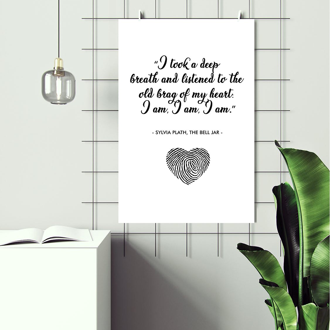Old Brag of My Heart Growth Mindset Quote Wall Art - Image 2