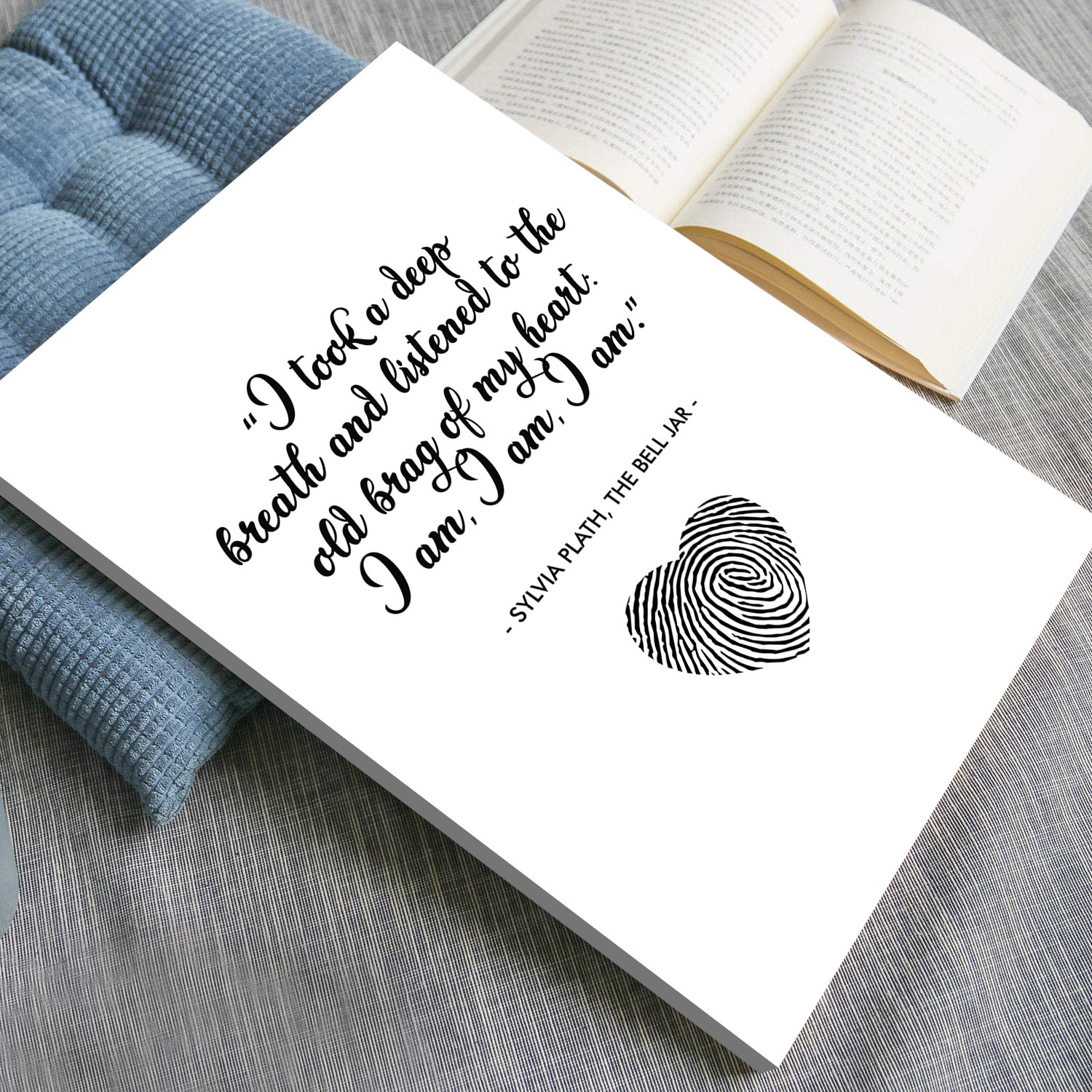 Old Brag of My Heart Growth Mindset Quote Wall Art - Image 4