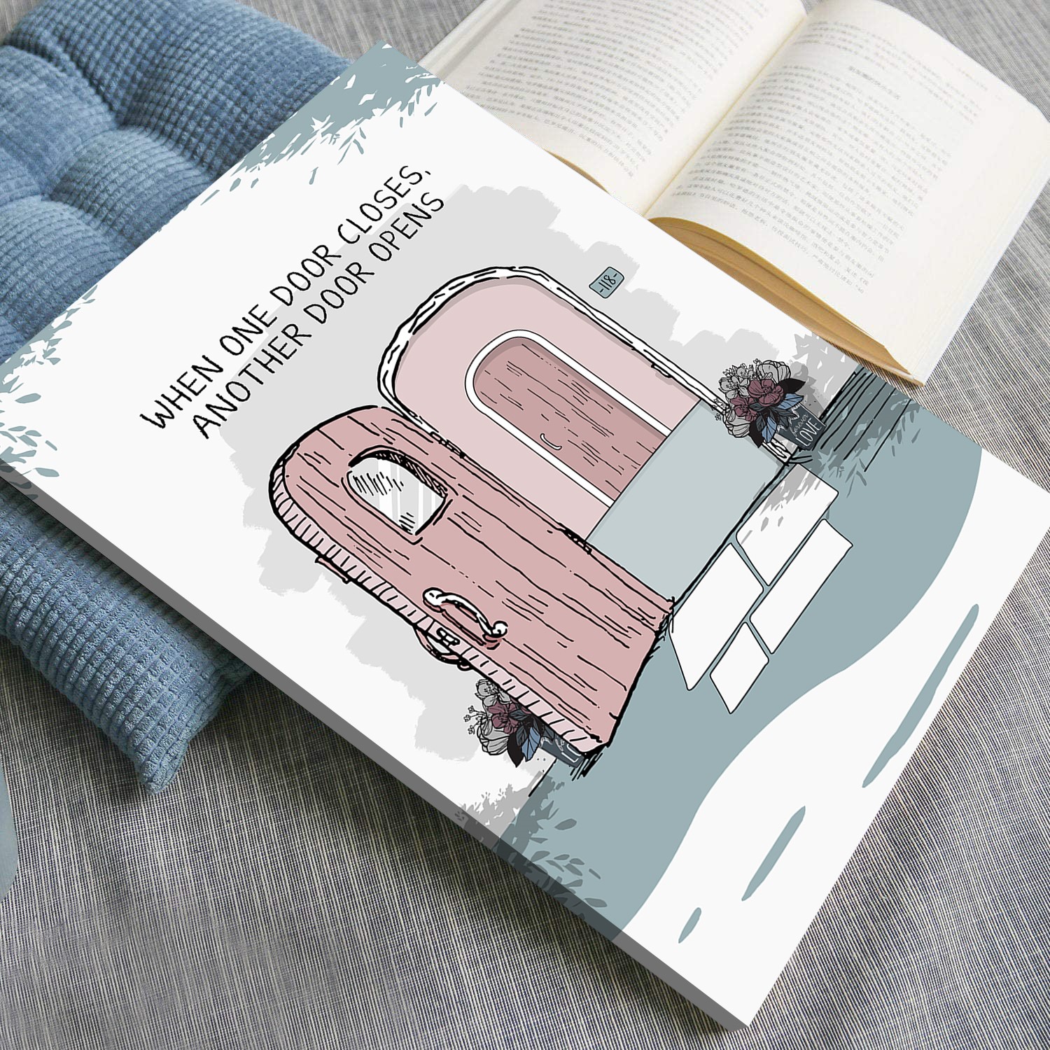 One Door Closes Abstract Mental Health Wall Art - Image 5