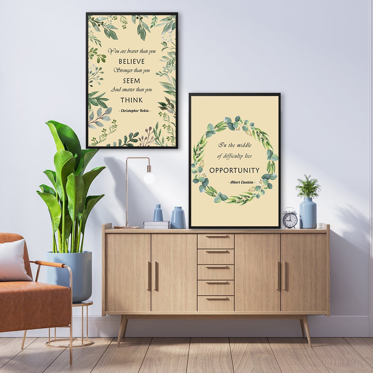 Opportunity Growth Mindset Inspirational Quote Wall Art - Image 6