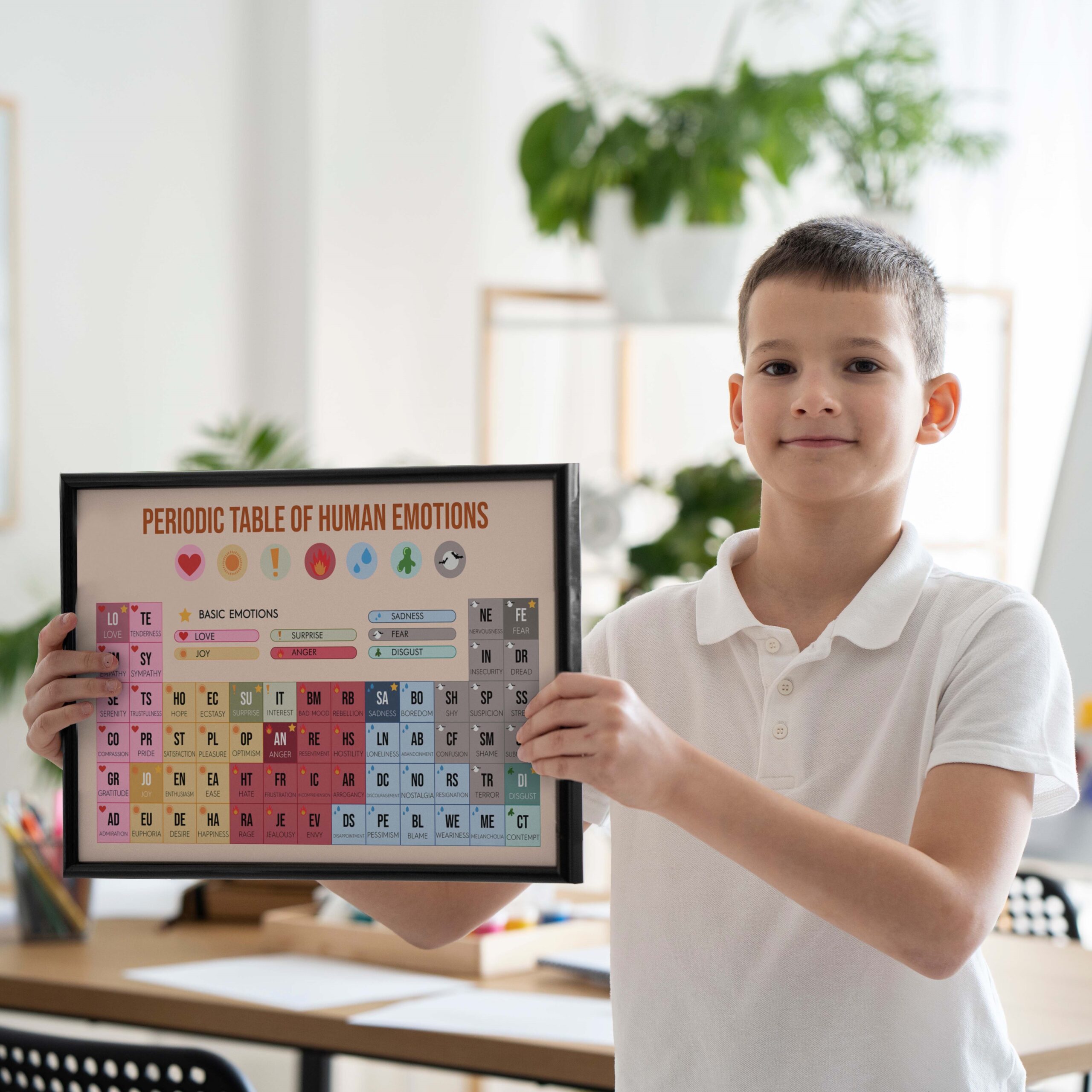 Periodic Table of Emotions Boho Mental Health Printable - Image 5