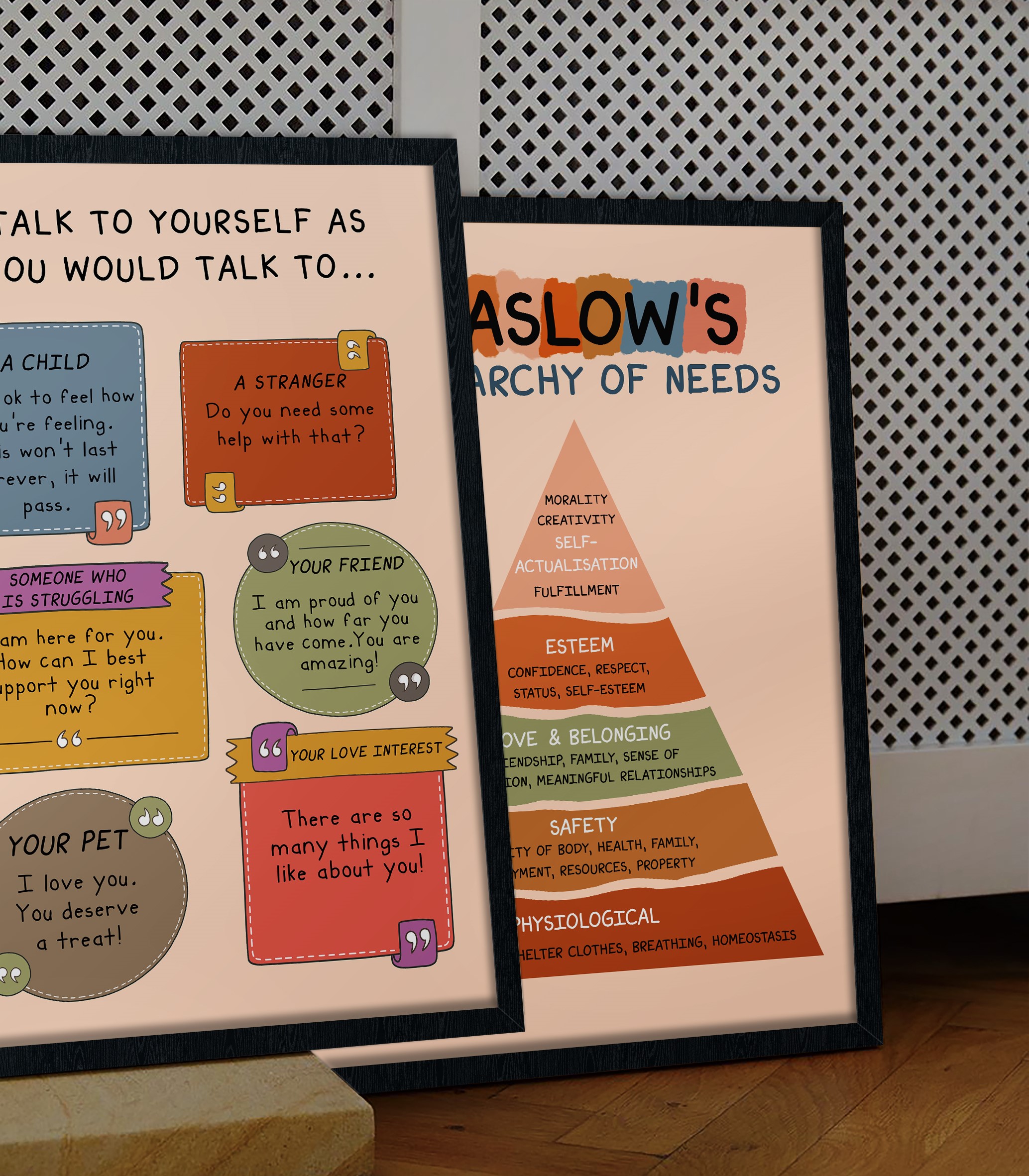 Positive Self Talk Boho Mental Health Printable - Image 3