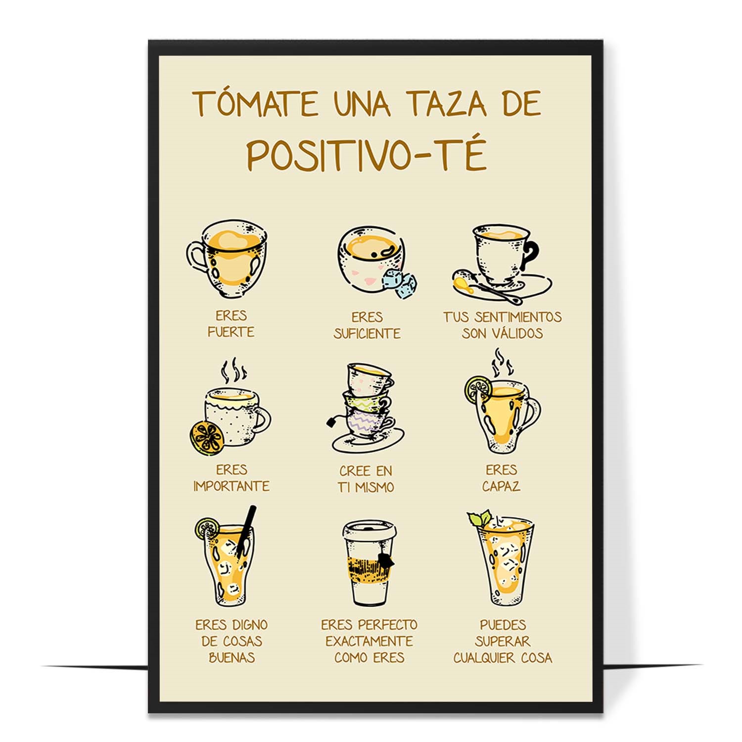 Positivi-tea Spanish Wall Art
