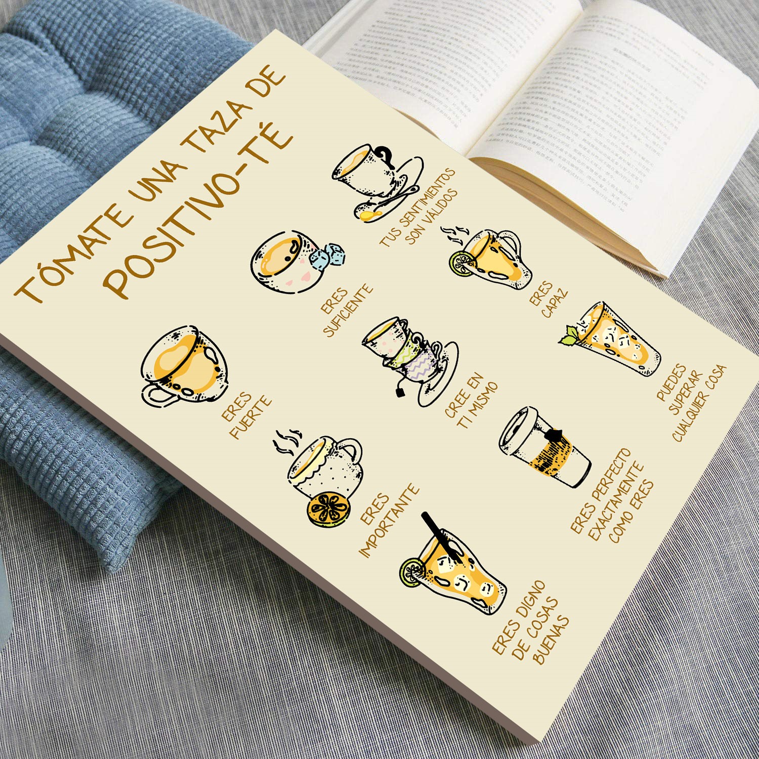 Positivi-tea Spanish Mental Health Wall Art - Image 4