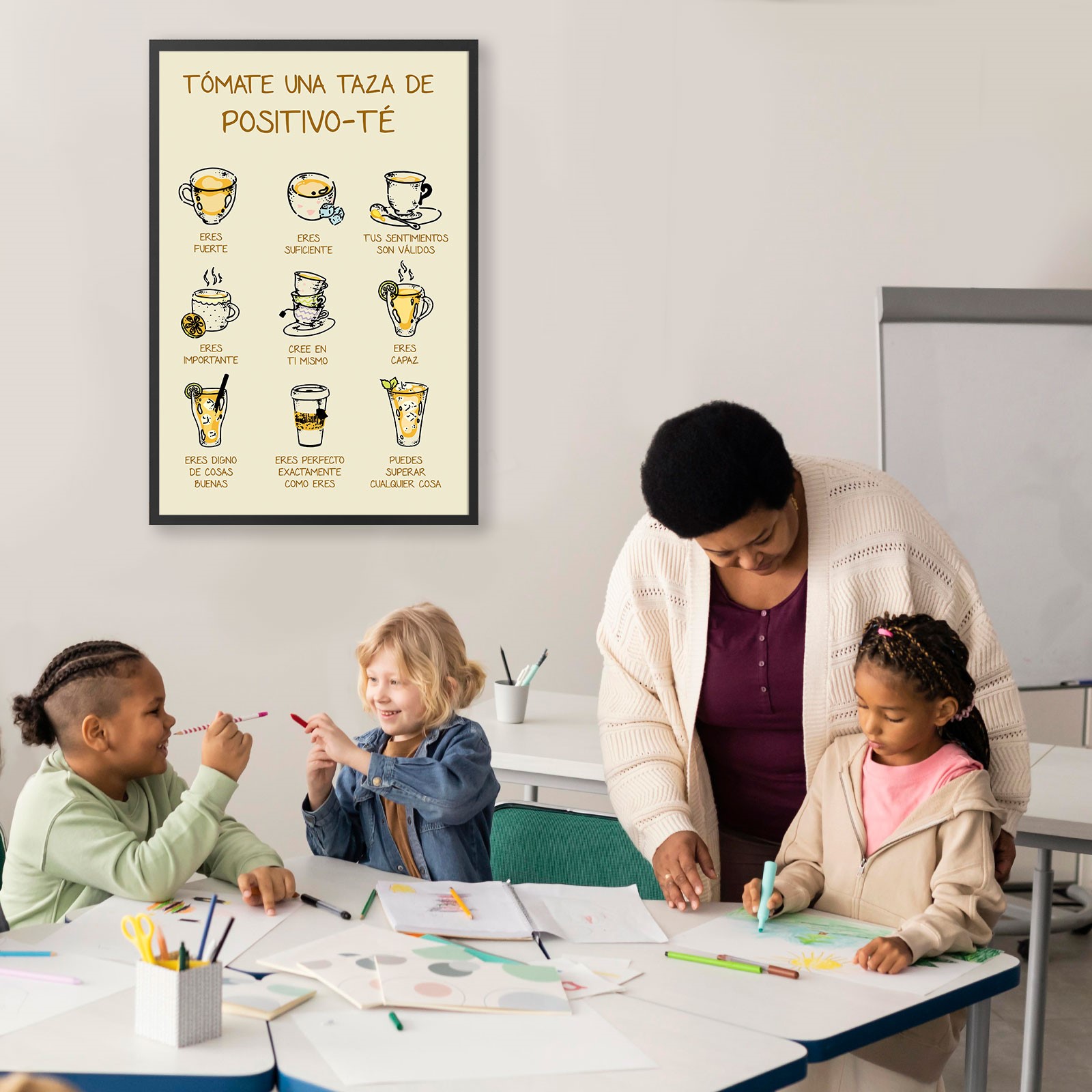 Positivi-tea Spanish Mental Health Wall Art - Image 5