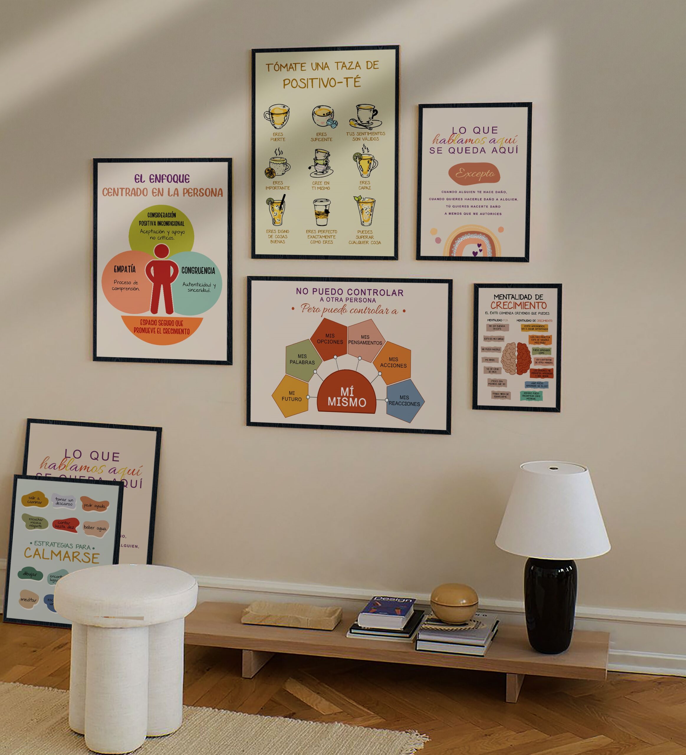 Positivi-tea Spanish Mental Health Wall Art - Image 6