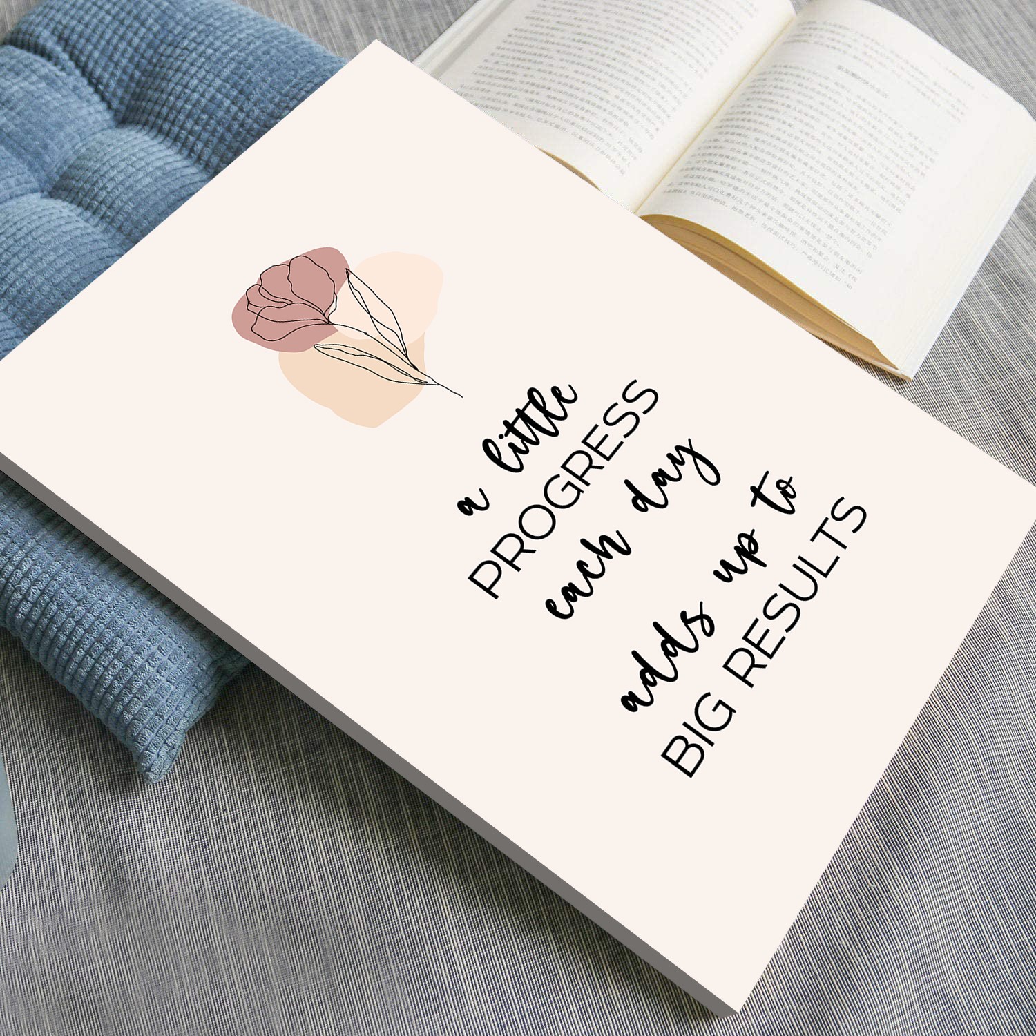 Progress Each Day Growth Mindset Inspirational Wall Art - Image 4