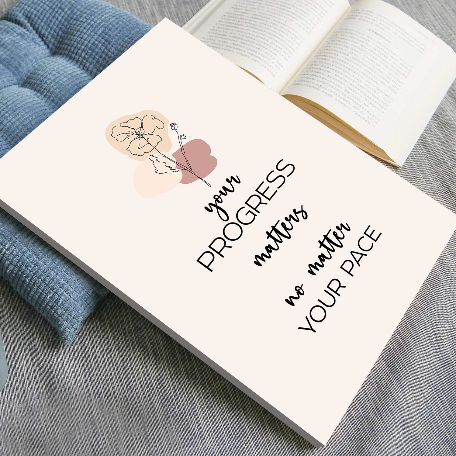 Progress Matters Growth Mindset Inspirational Wall Art - Image 4