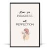 Progress Not Perfection Wall Art
