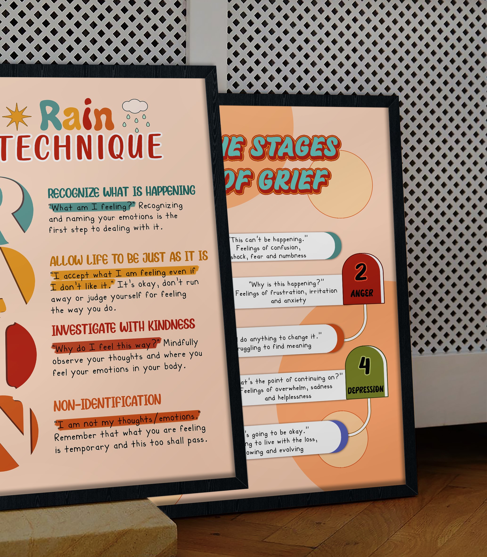 Rain Technique Boho Mental Health Printable - Image 3