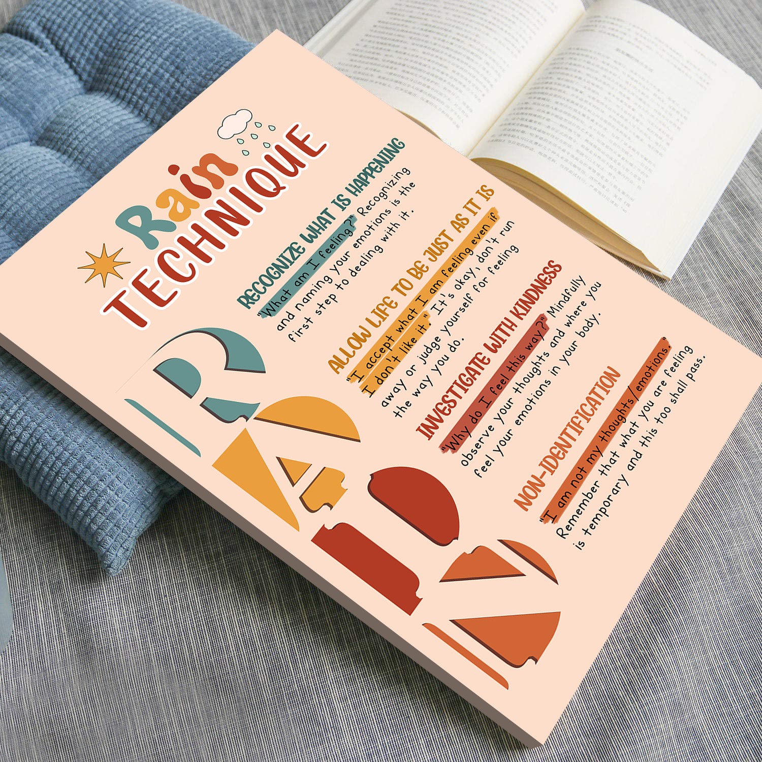 Rain Technique Boho Mental Health Printable - Image 4