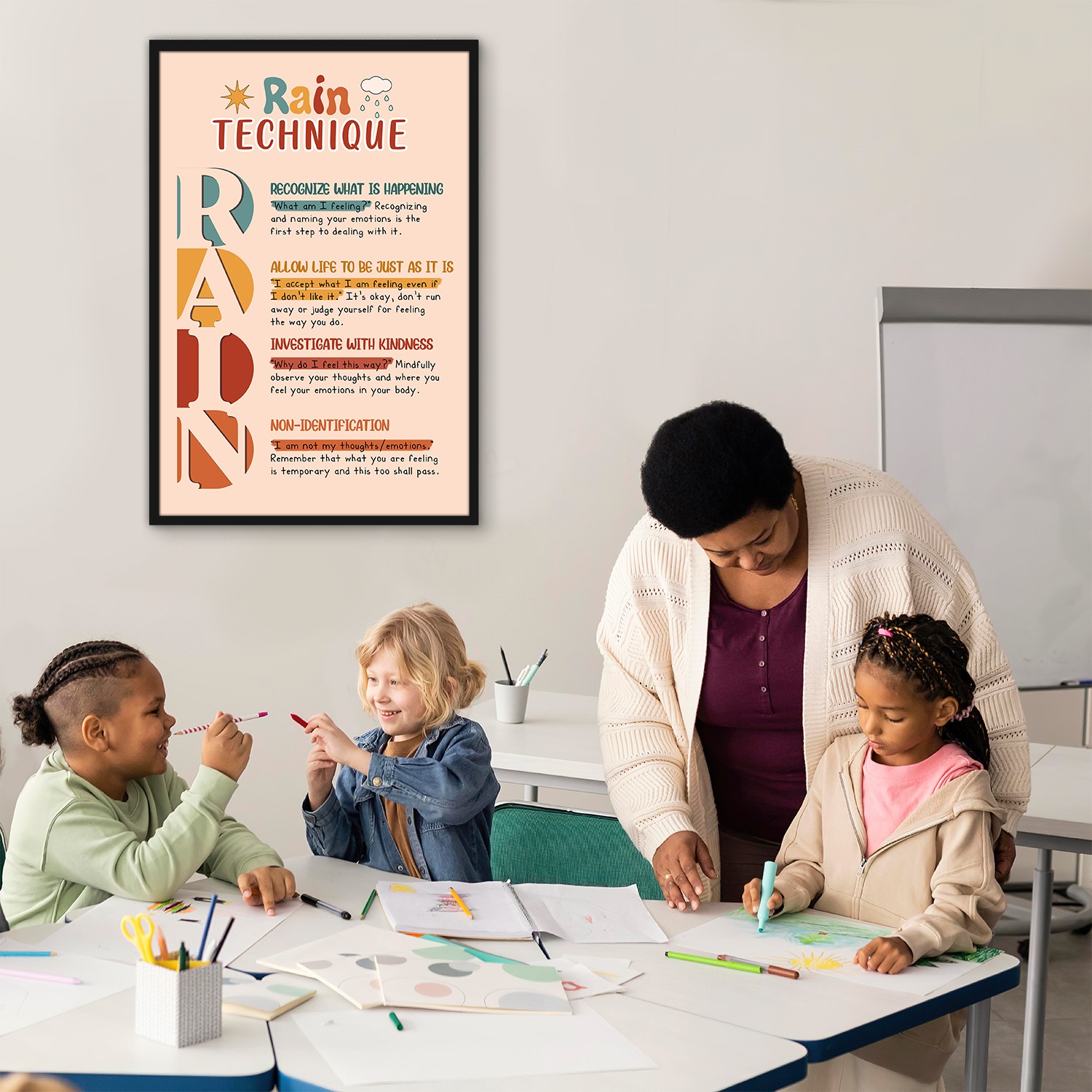 Rain Technique Boho Mental Health Printable - Image 5