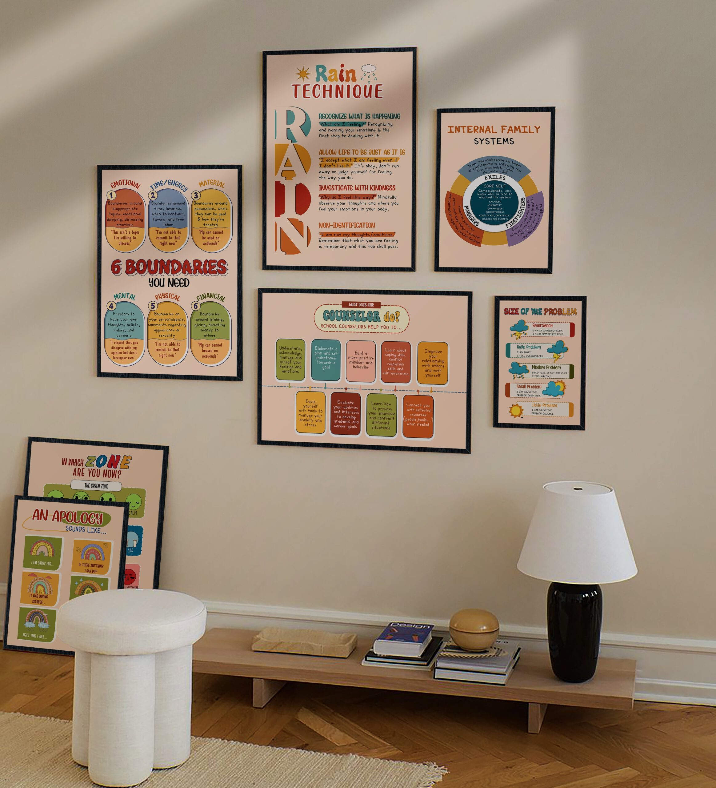 Rain Technique Boho Mental Health Printable - Image 6