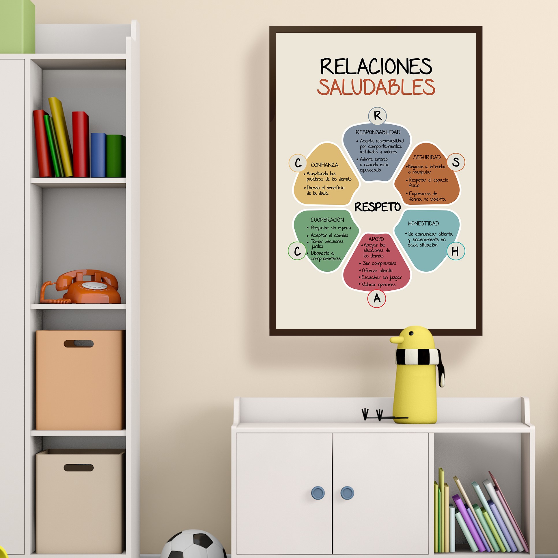 Relaciones Saludables Mental Health Printable - Image 3