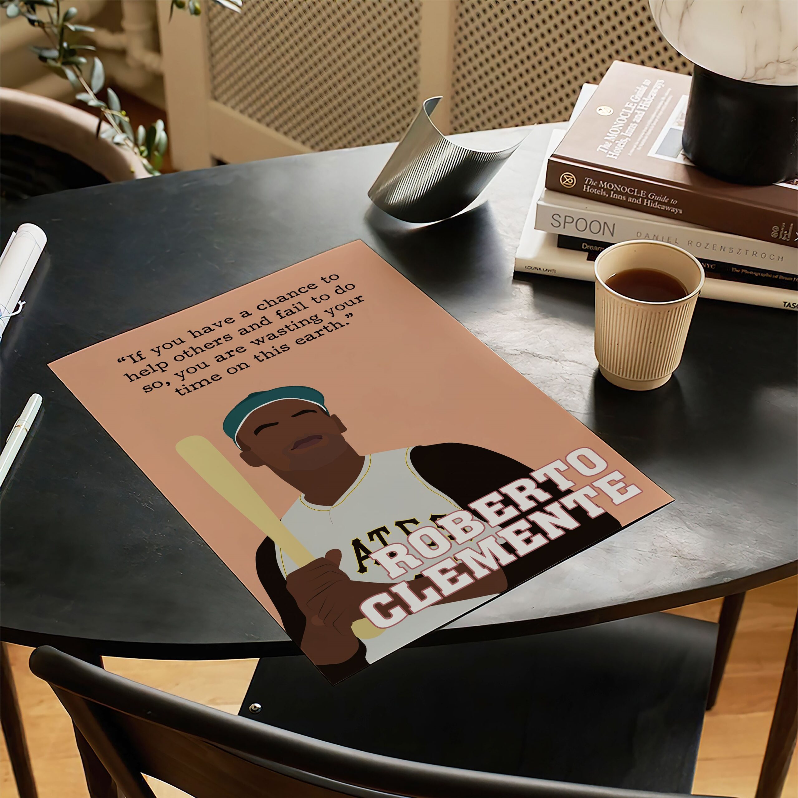 Roberto Clemente Latino Inspirational Quote Wall Art - Image 3