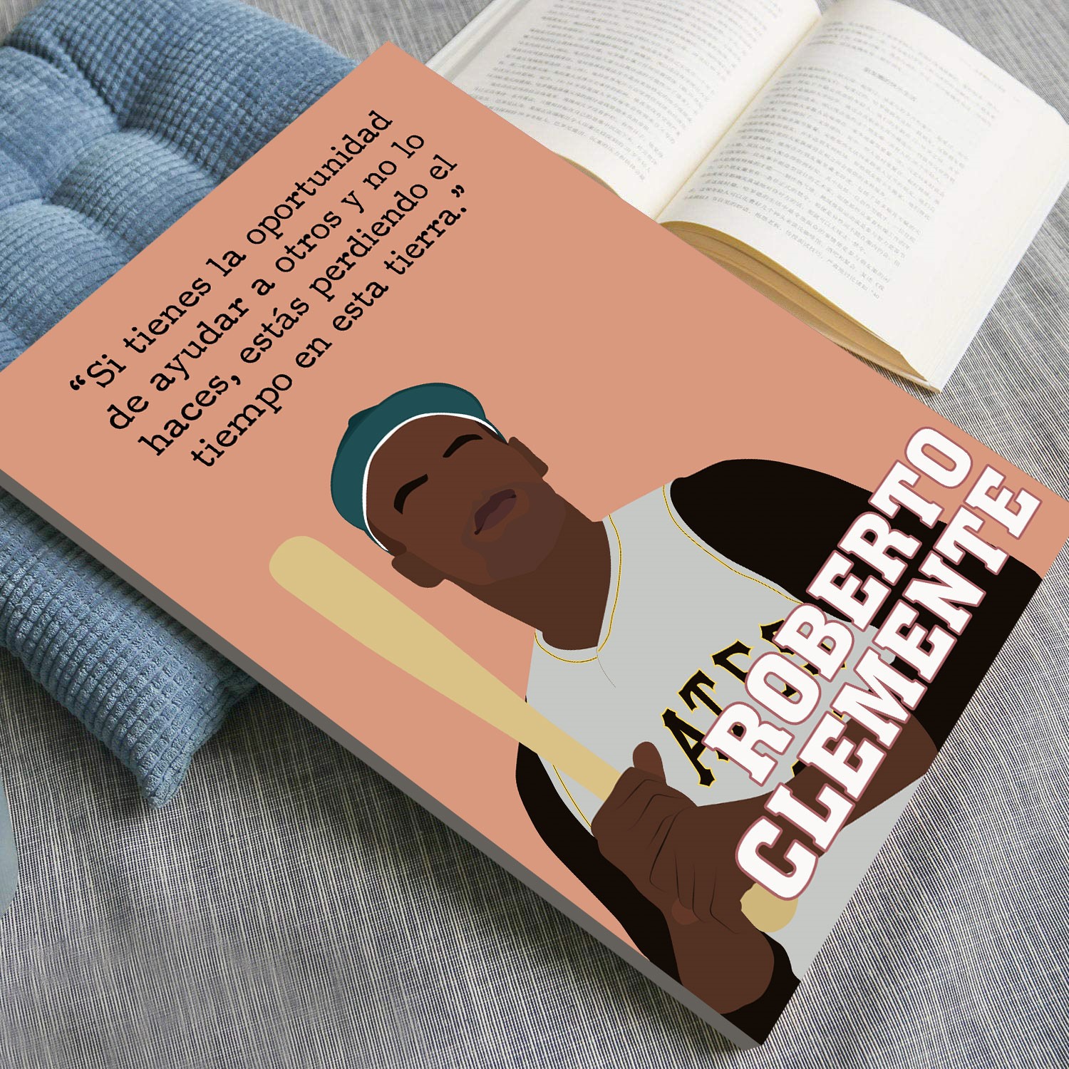 Roberto Clemente Latino Inspirational Quote Wall Art - Image 4