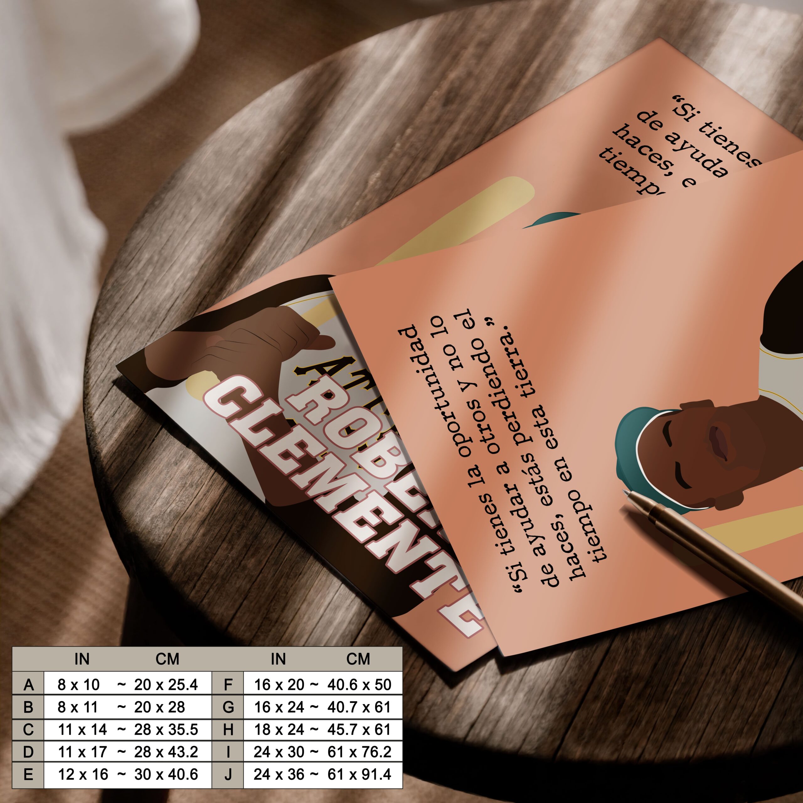 Roberto Clemente Latino Inspirational Quote Wall Art - Image 6